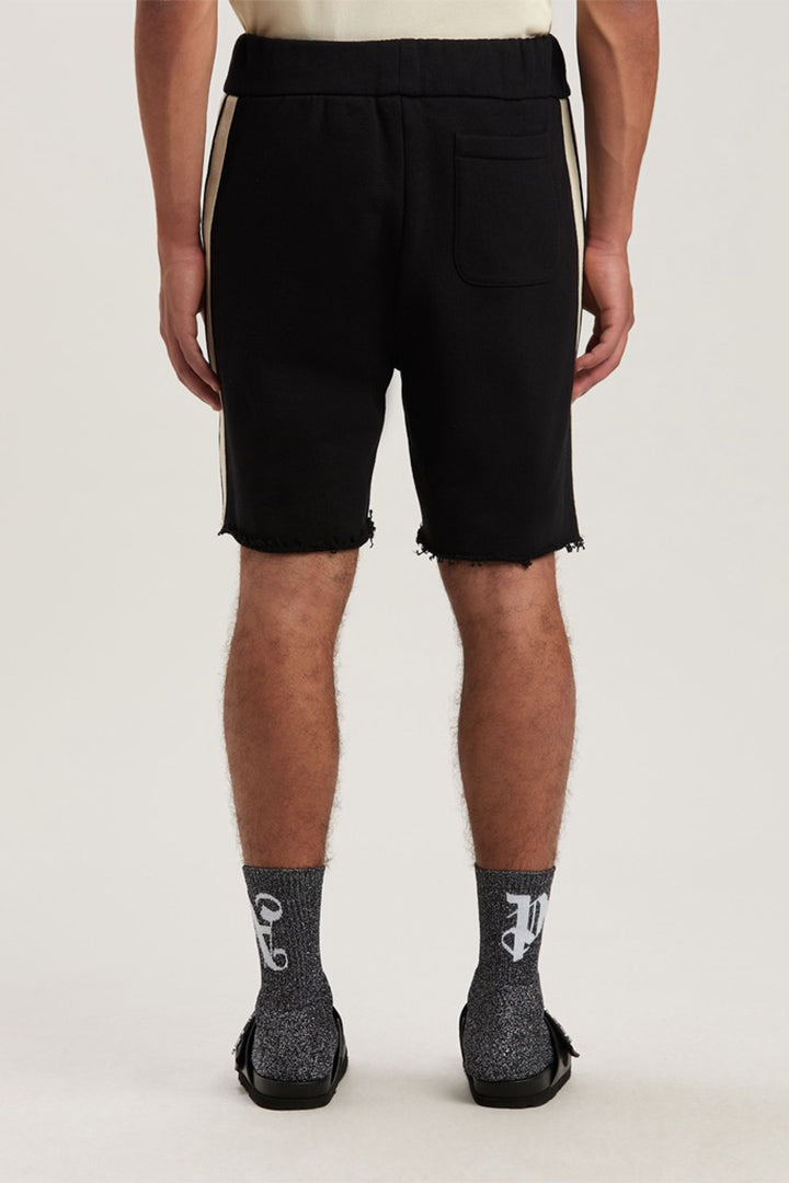 CURVED LOGO TRACK SWEATSHORTS