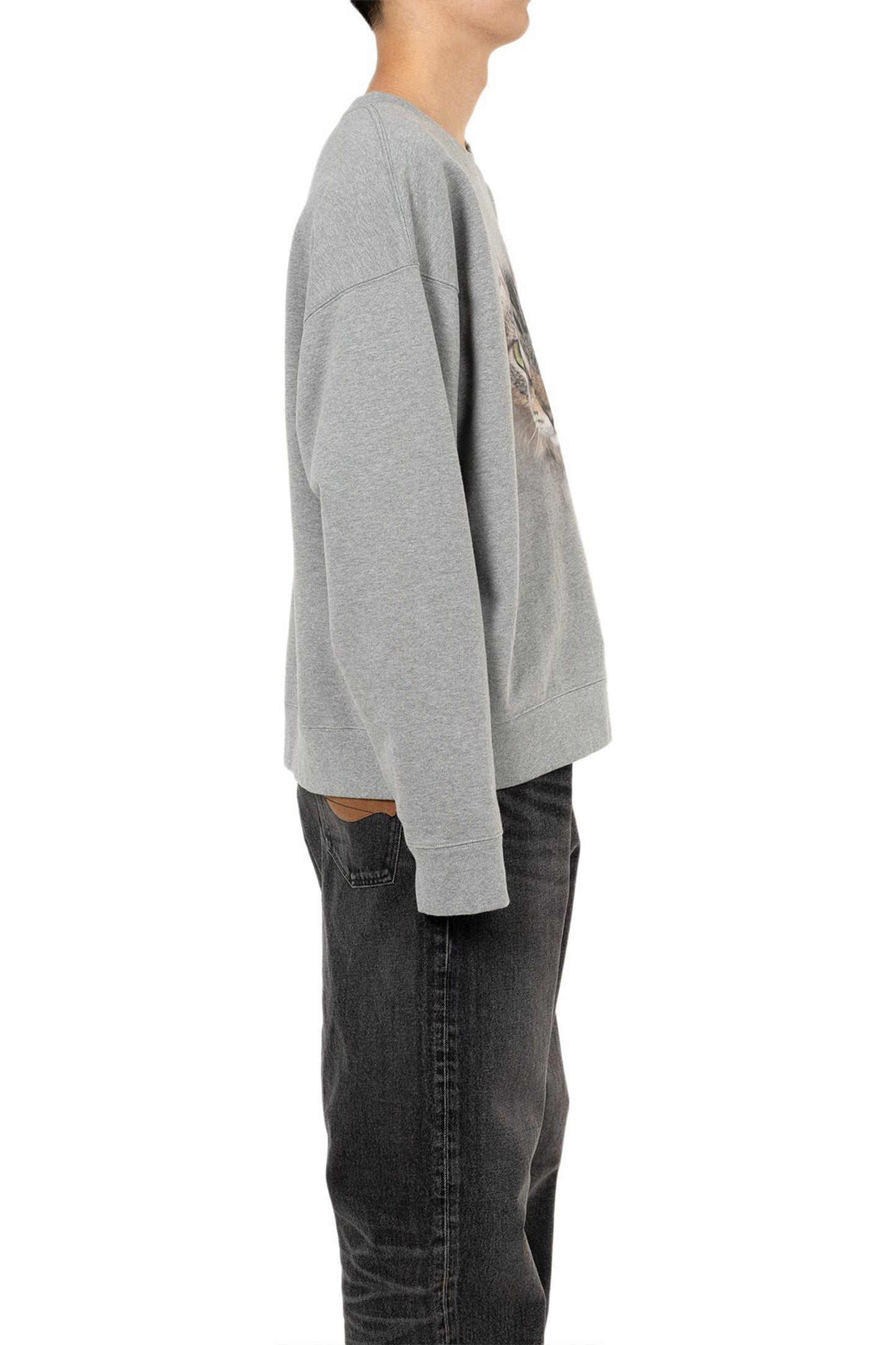 CAT PRINTED PULLOVER