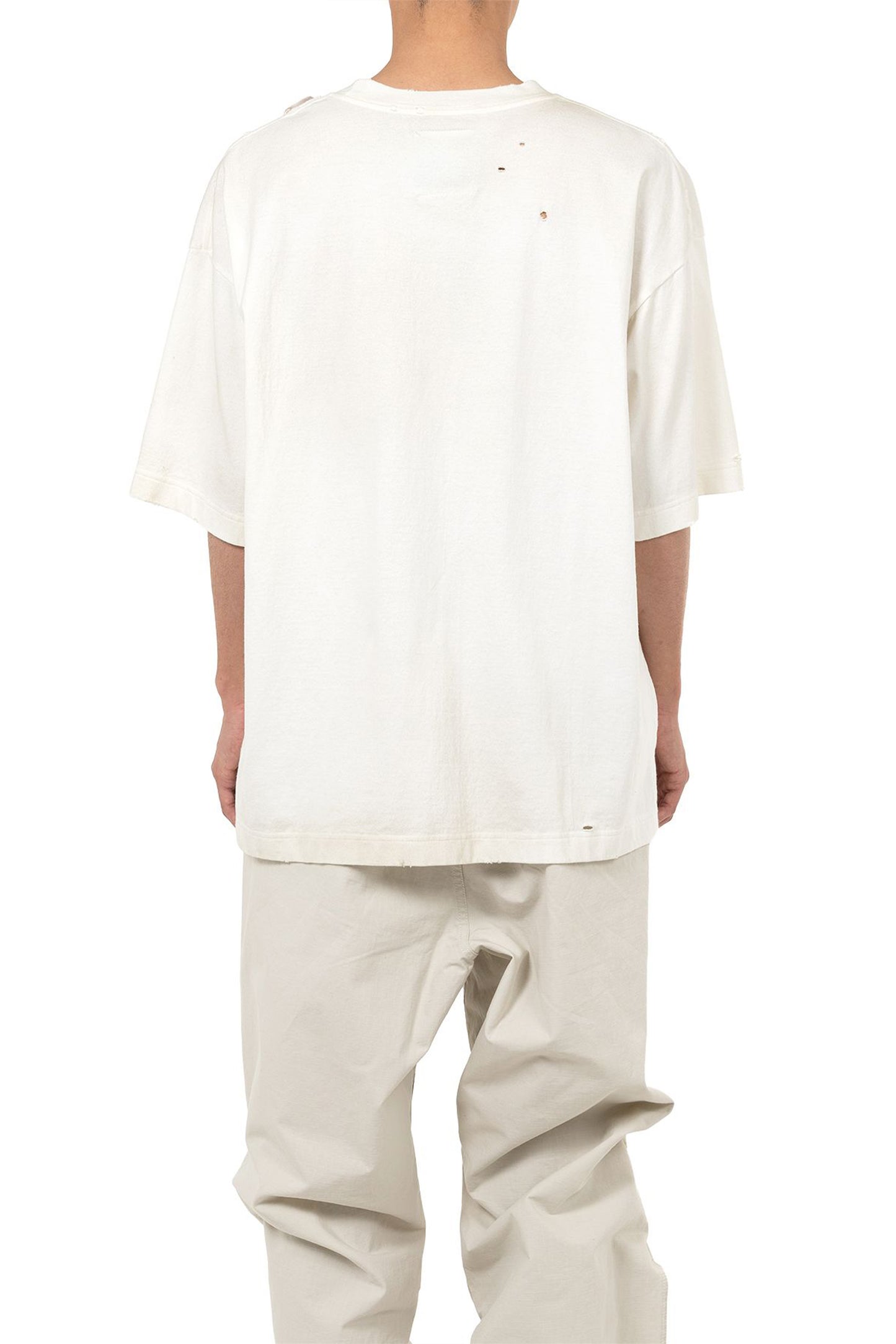 EMBELLISHED DISTRESSED TEE