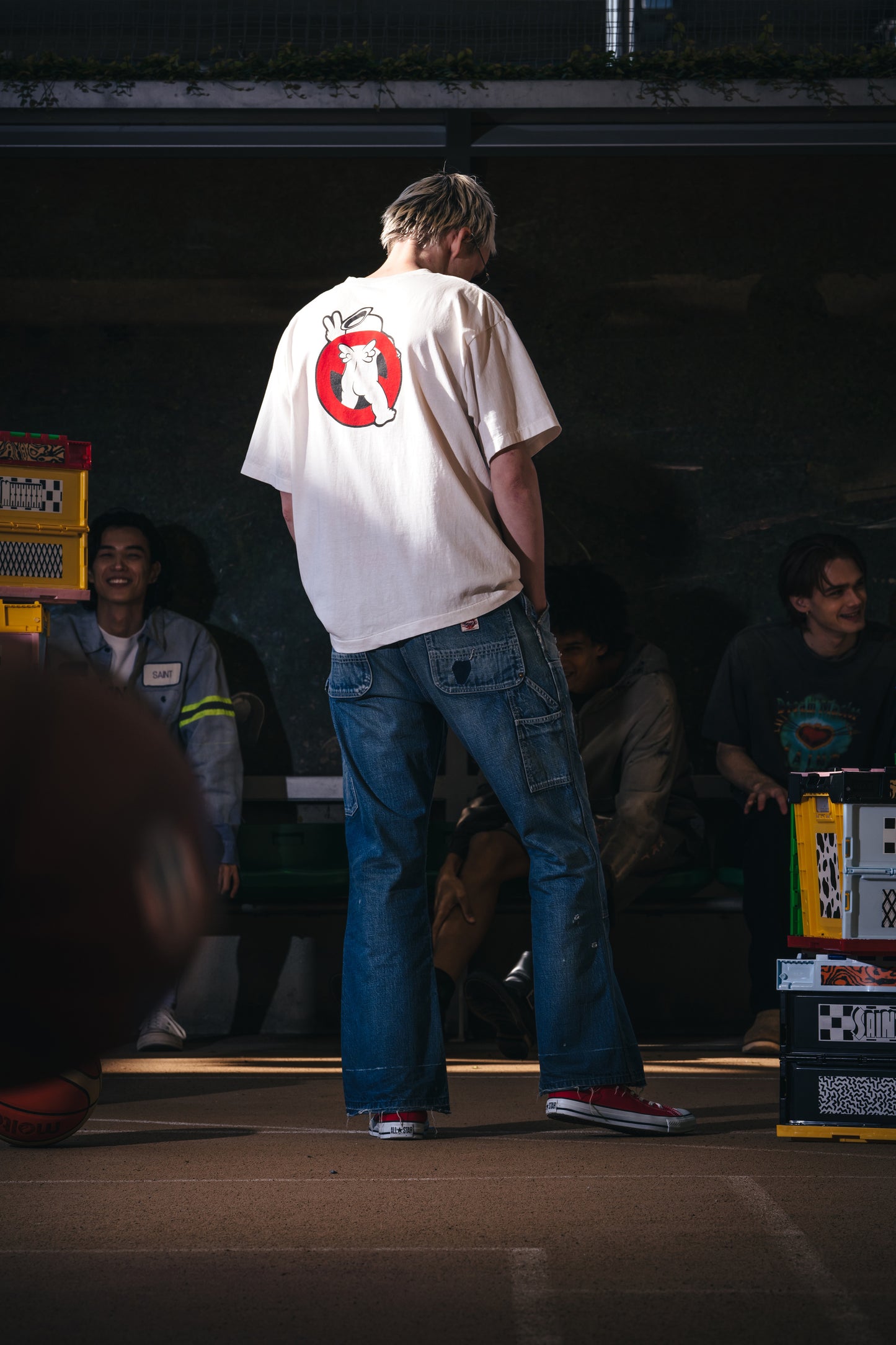SS T-SHIRT/SAINTHORROR/WHITE