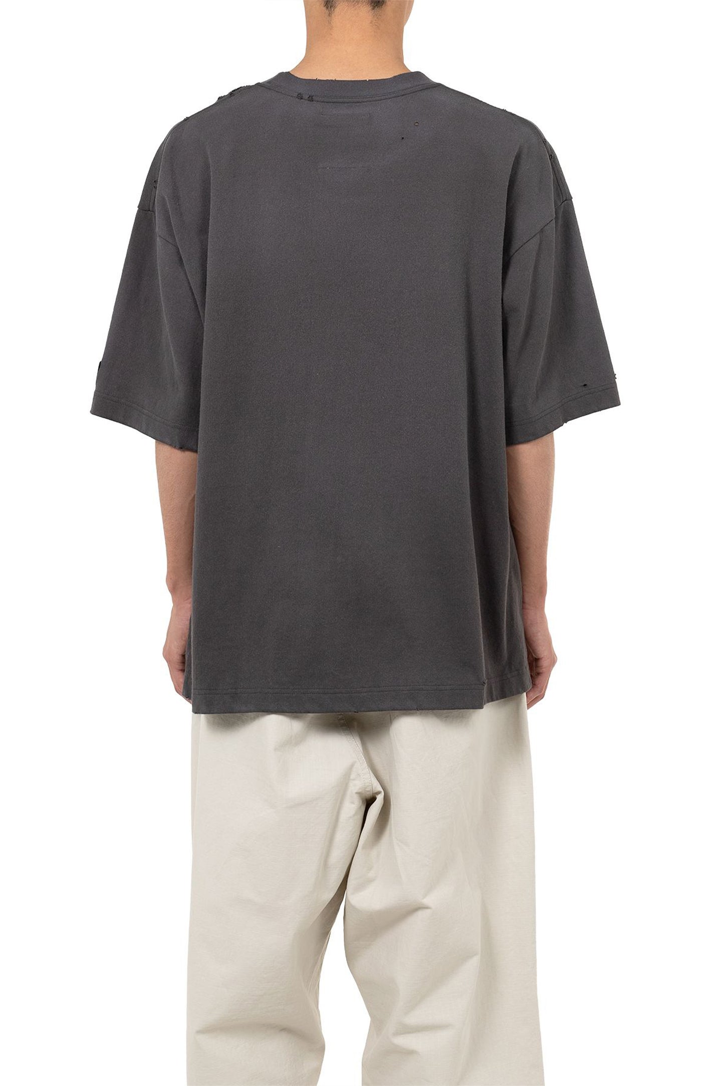 EMBELLISHED DISTRESSED TEE