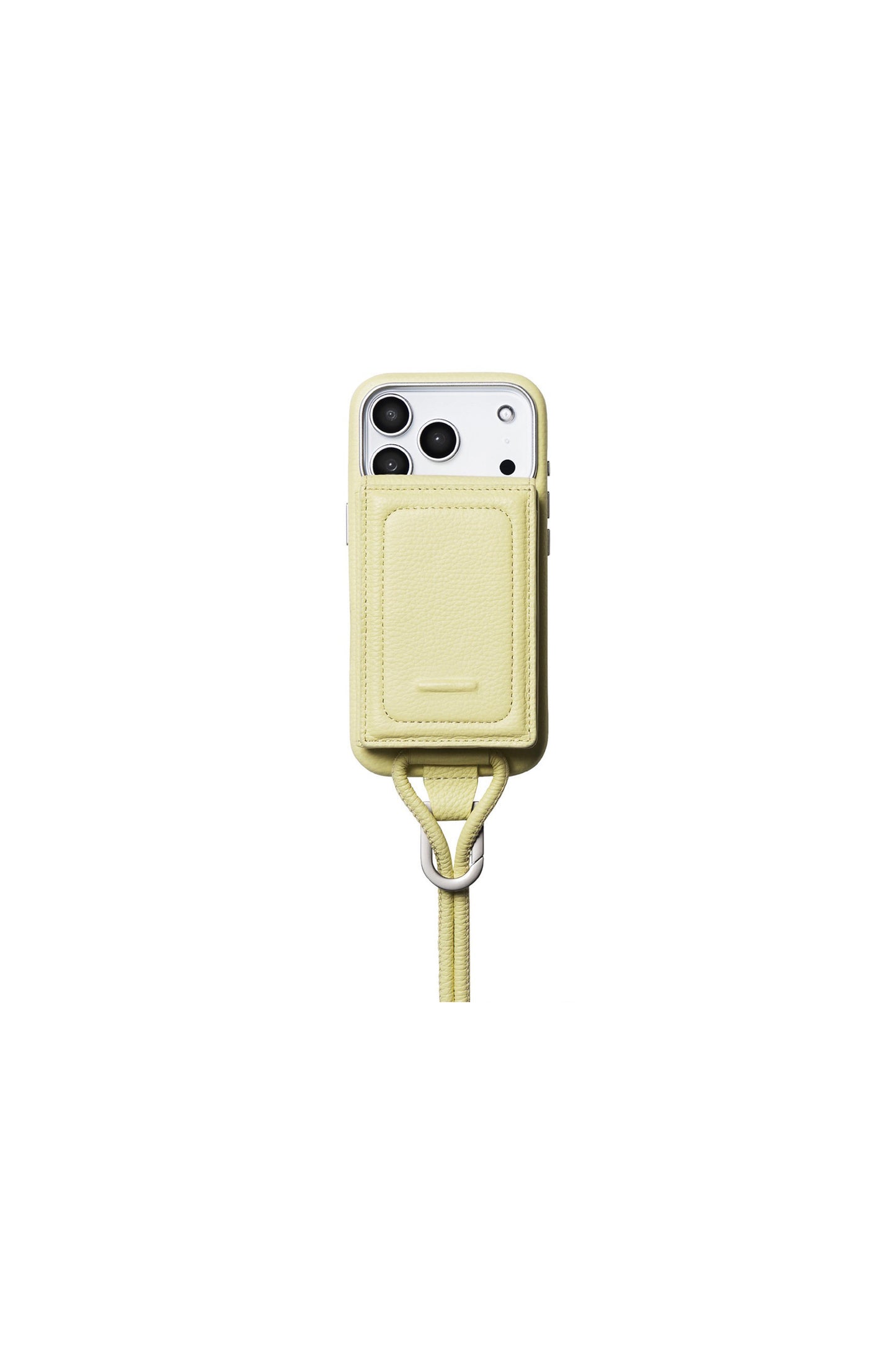 iPhoneアクセサリー-ストラップ付レザーウォレット