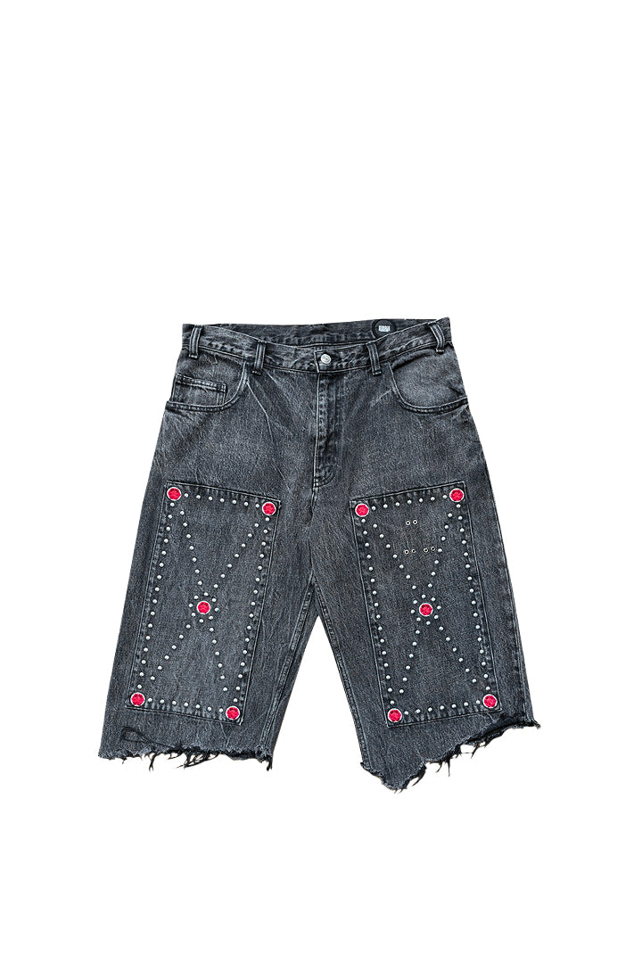 STUDS DENIM SHORTS 2194P デニム スタッズ ショーツ | kensysgas.com