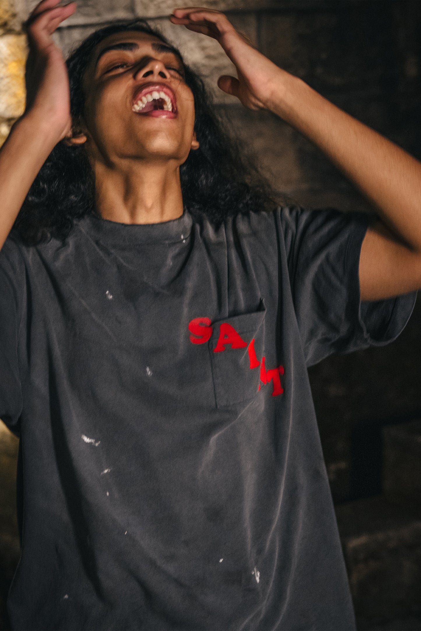 SS TEE/POCKET/BLACK