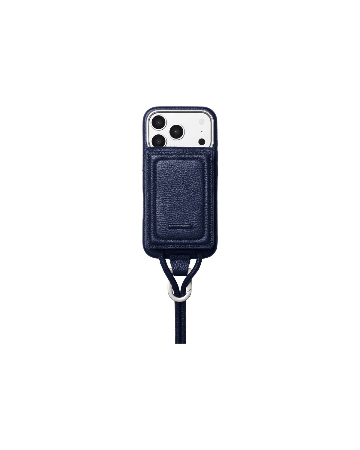 iPhoneアクセサリー-ストラップ付レザーウォレット