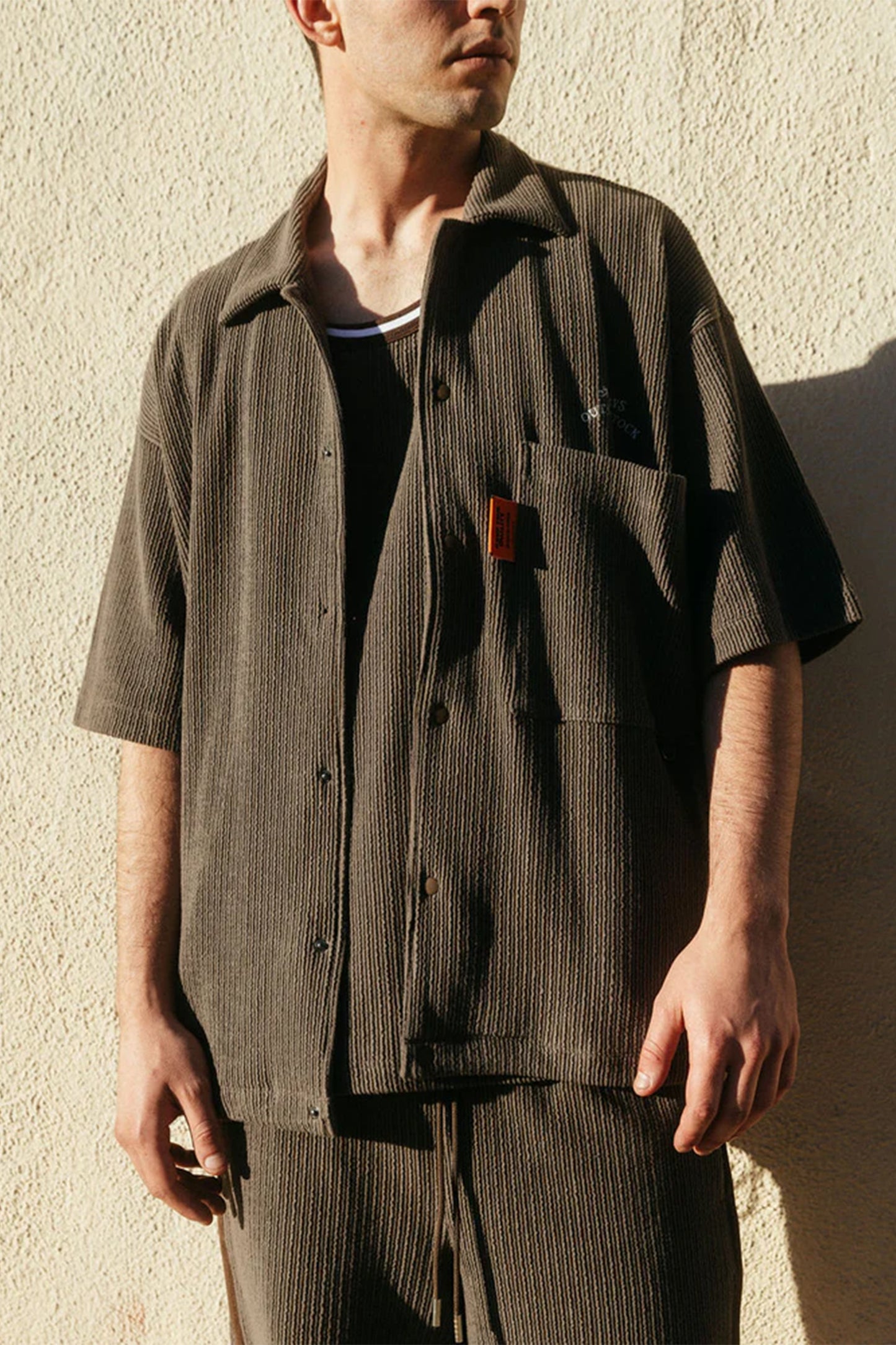 FRILL STRIPES S/S SHIRT