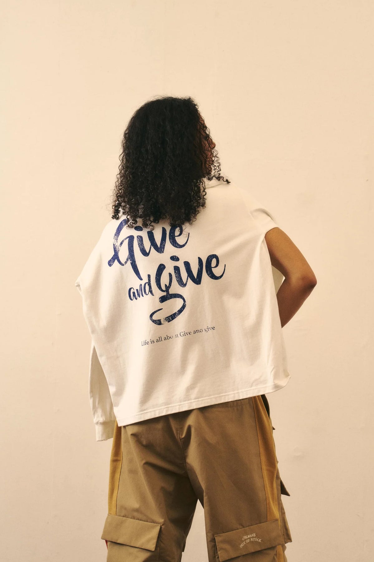 GIVE & GIVE L/S TEE