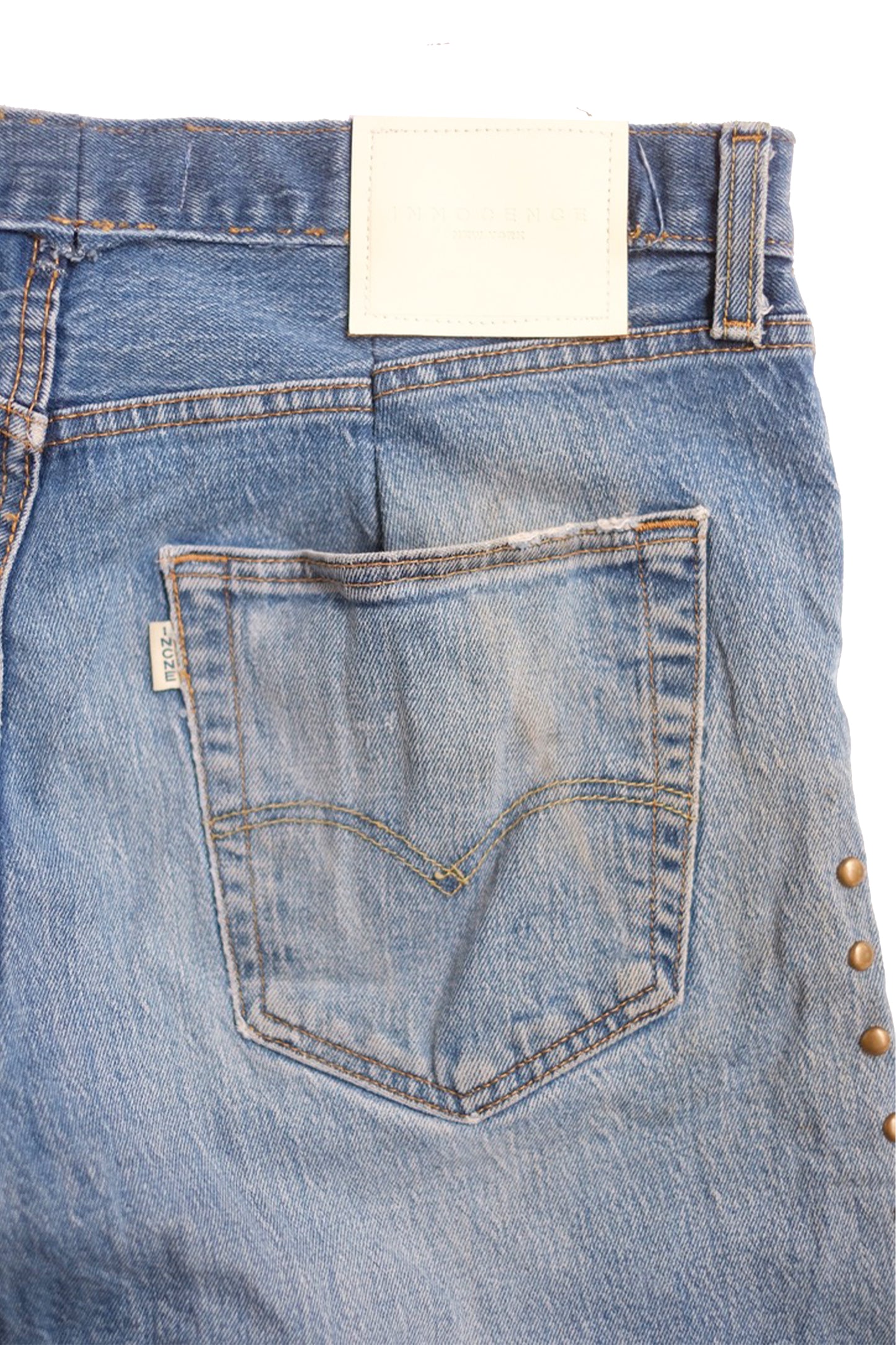 BAGGY STUDS DENIM  SHORTS