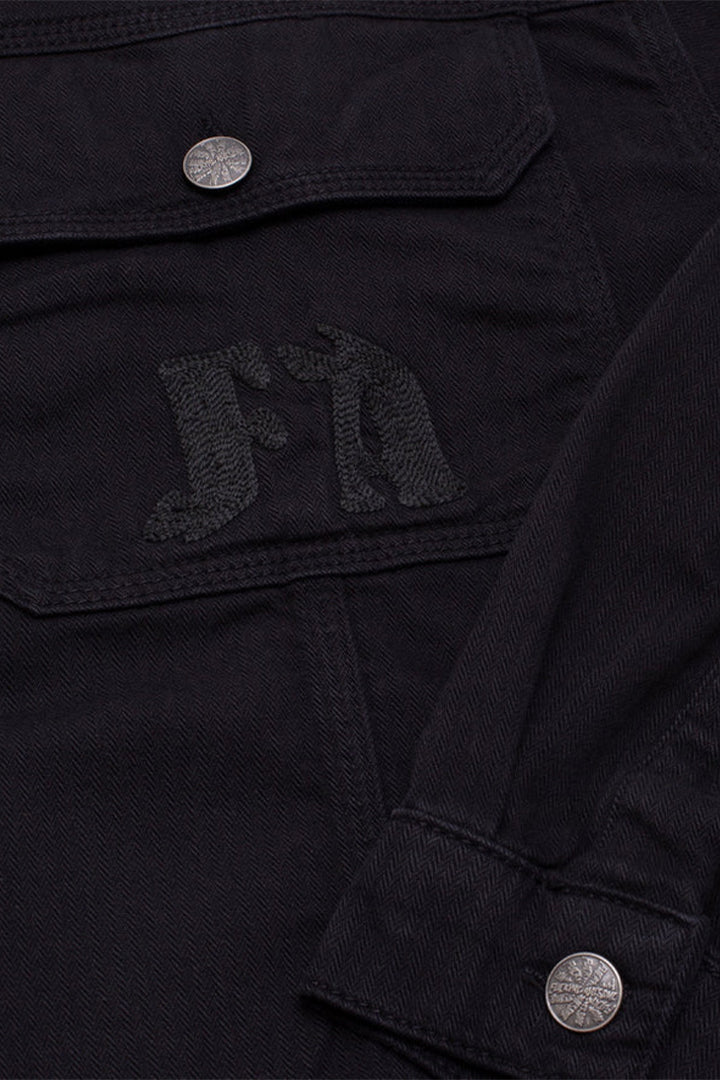 Chain Stitched Avatar Oversized Trucker