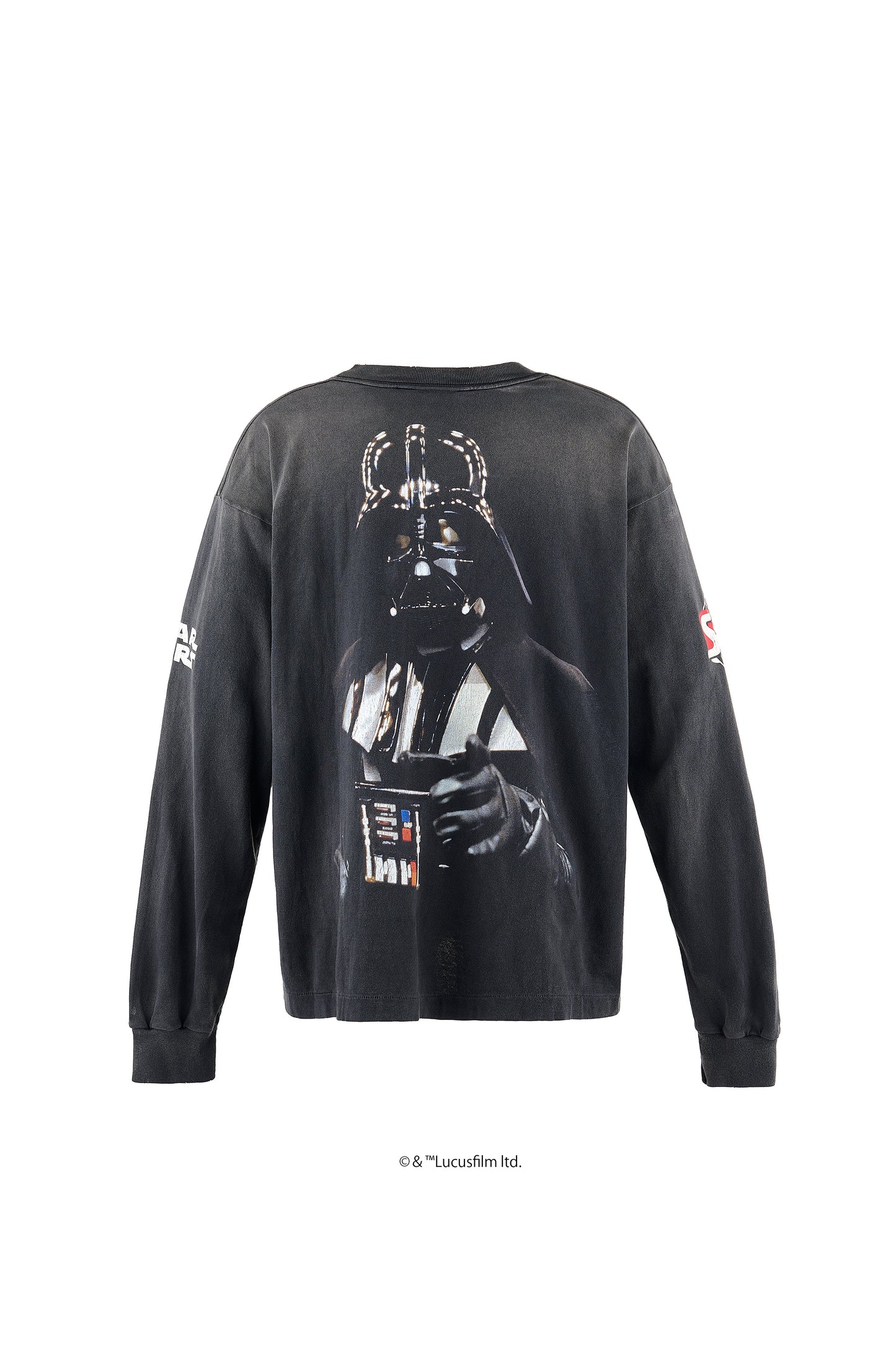 SW_LS TEE / DARTHVADER/BLACK