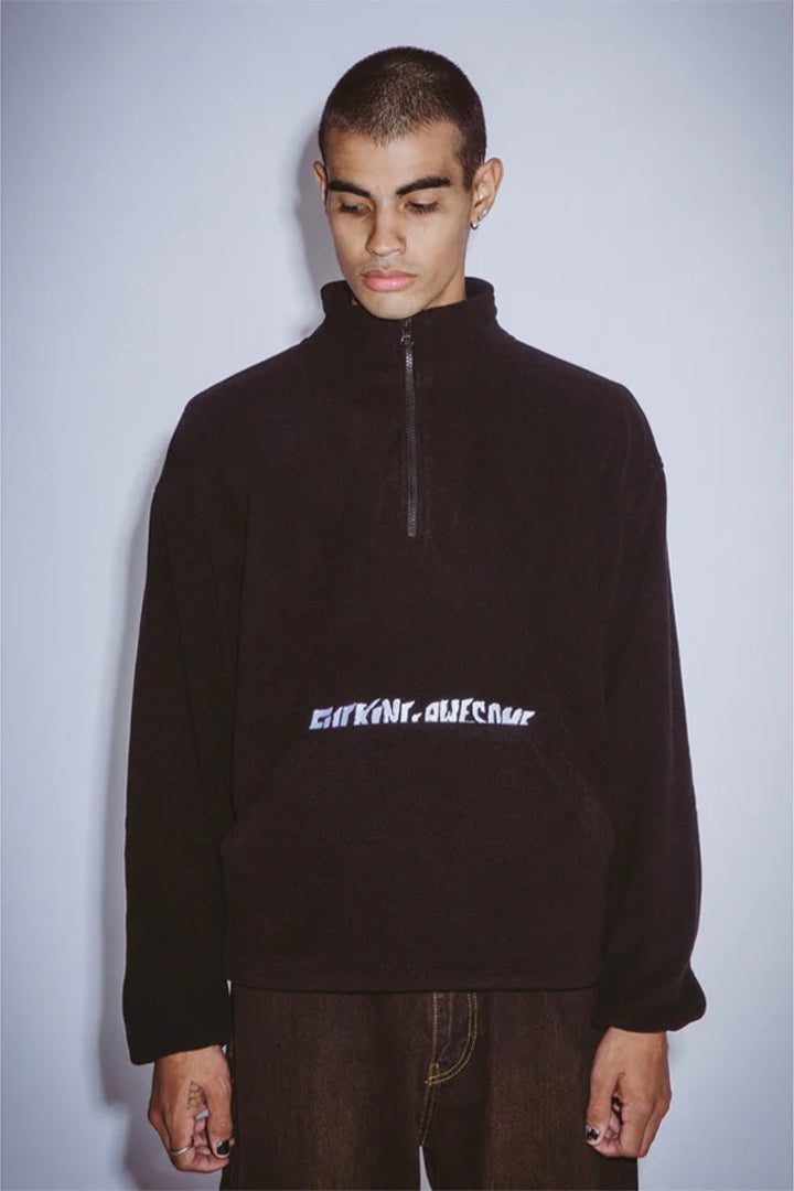 Cut Off 1/4 Zip Polar Fleece