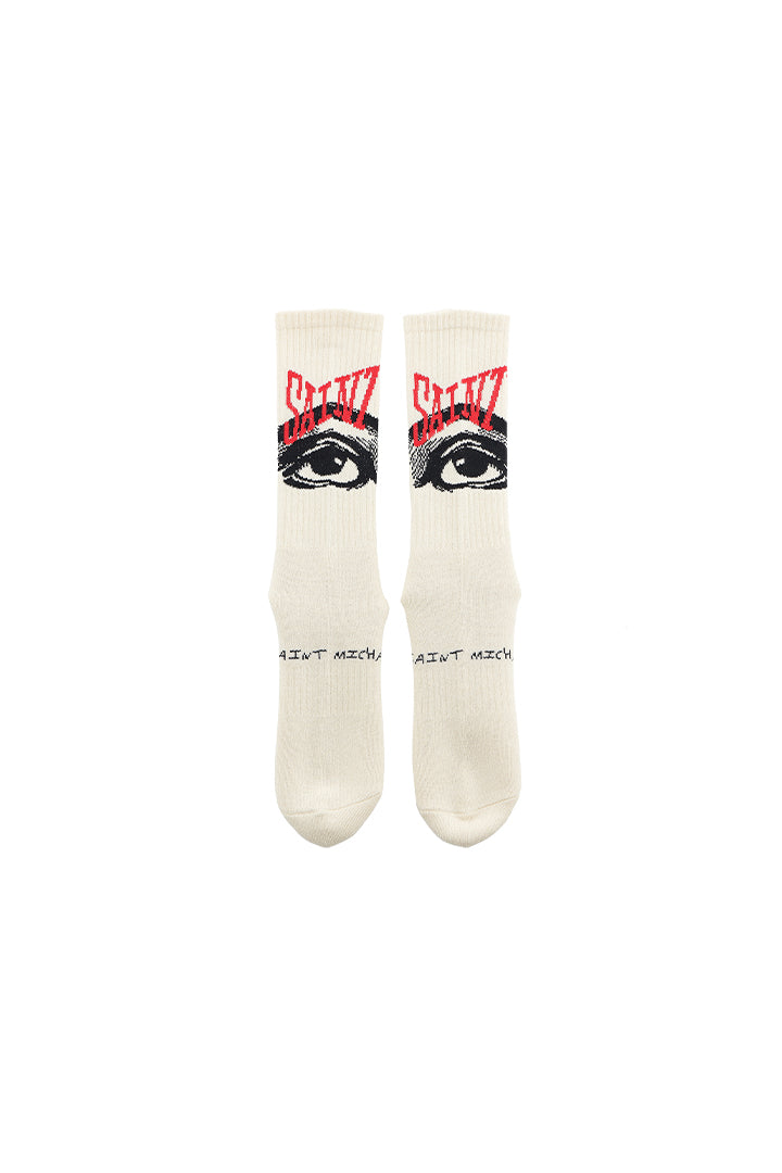 SOCKS/EYES/ECRU