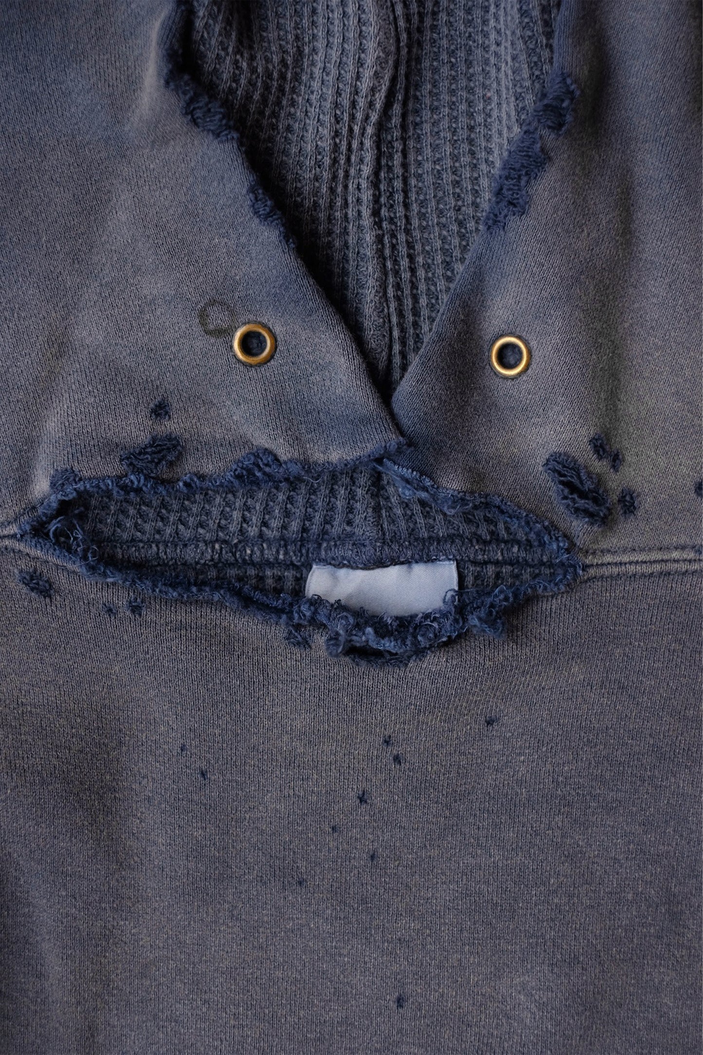 DOUBLE FACE HOODIE/NV