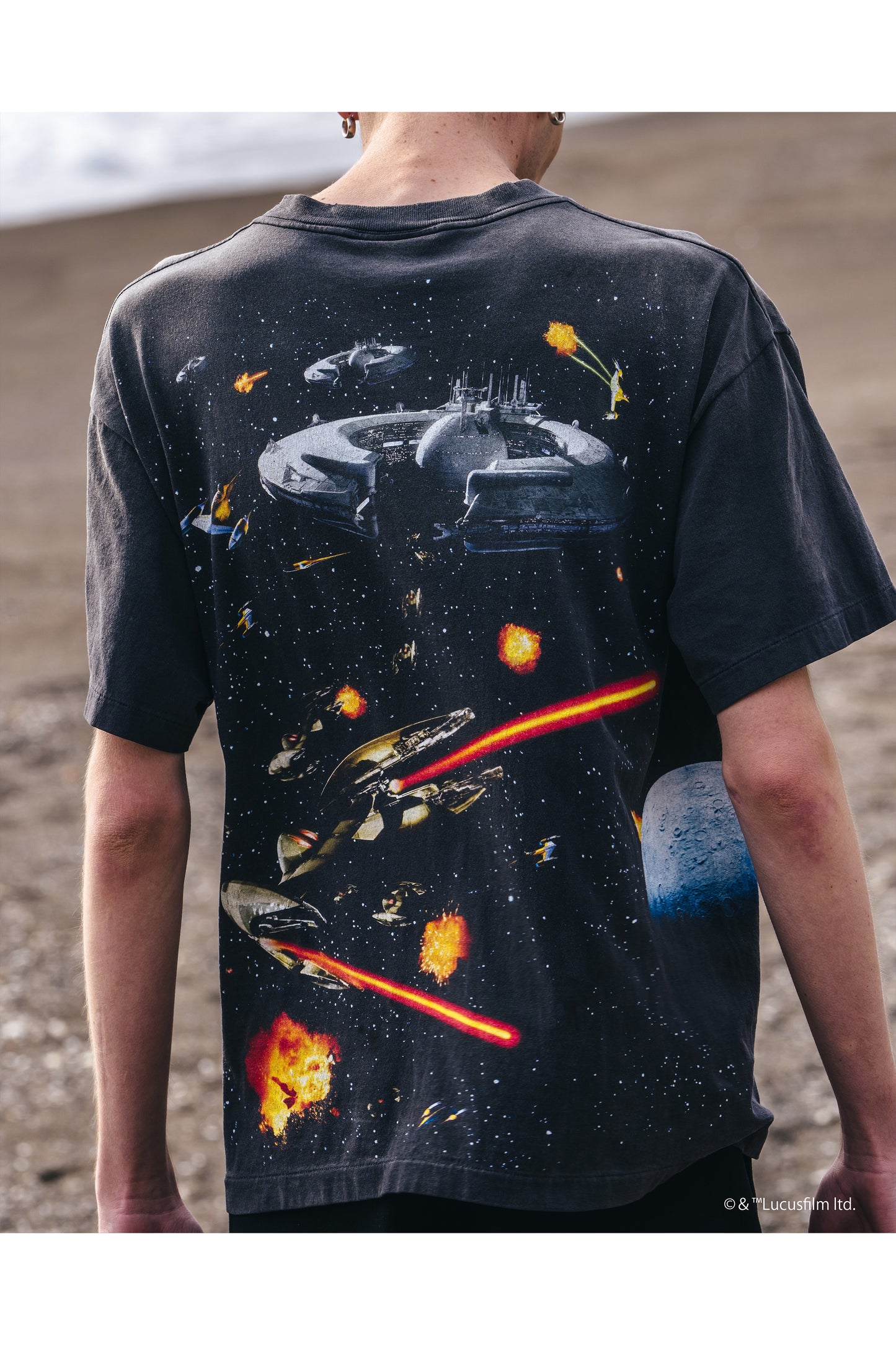 SW_SS TEE / STARWARS/BLACK