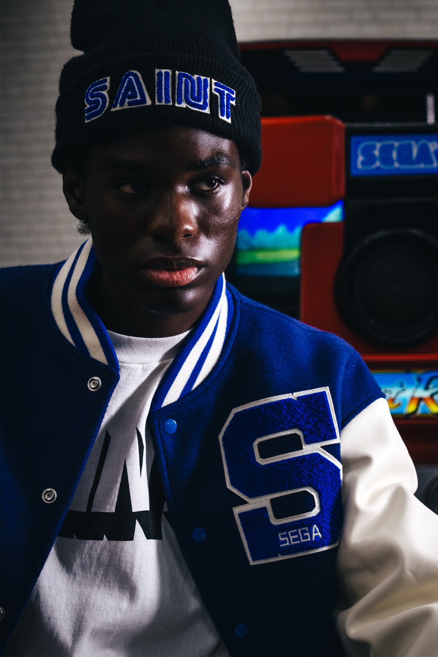 SG_KNIT CAP/SAINT SEGA/BLACK