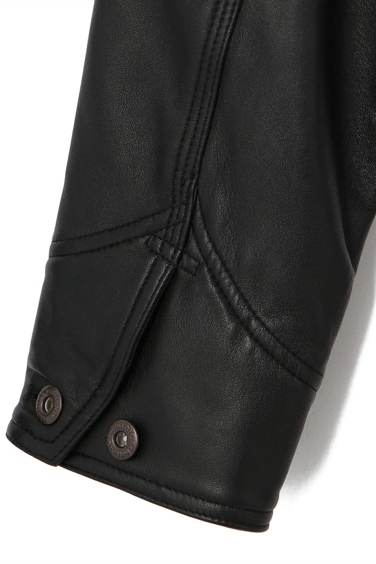 LAMB LEATHER COVERALL JACKET