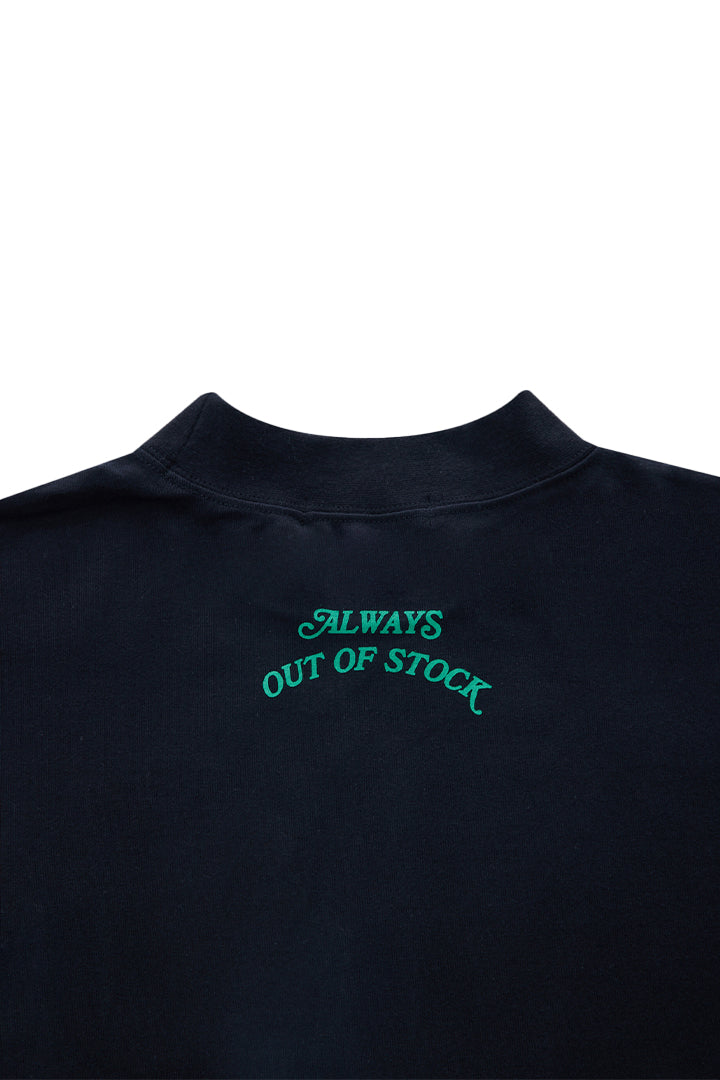 BASIC LOGO MOCK NECK TEE