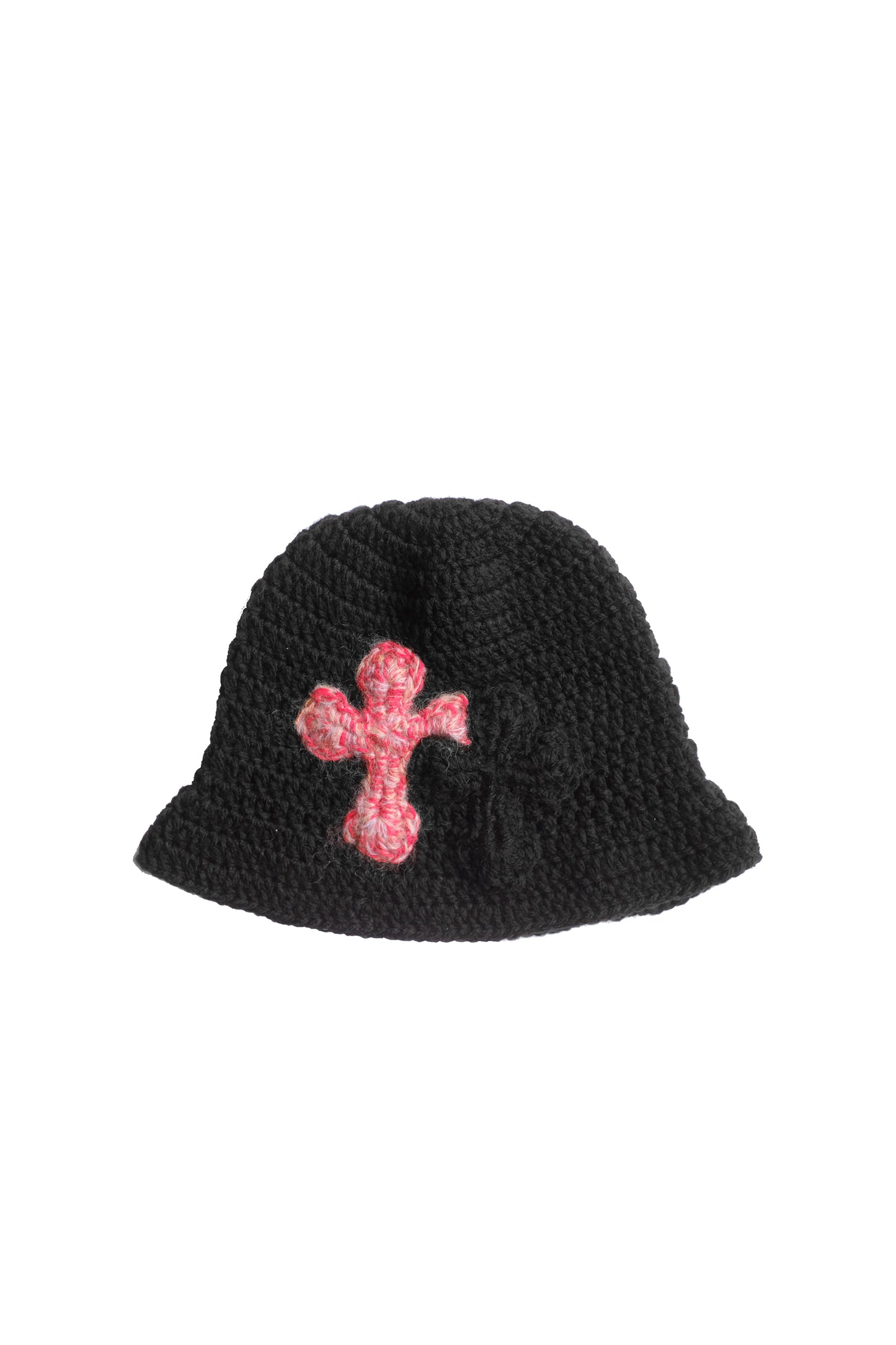 3D cross knit hat