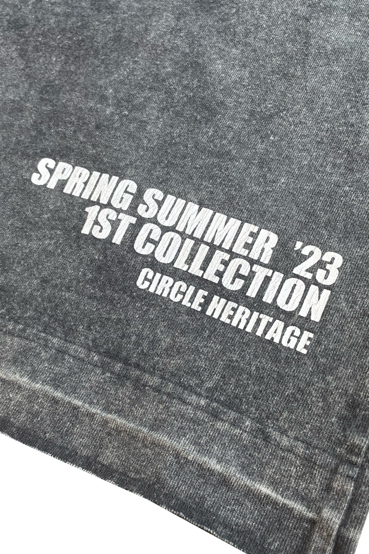 illuste badge print s/s t-sh