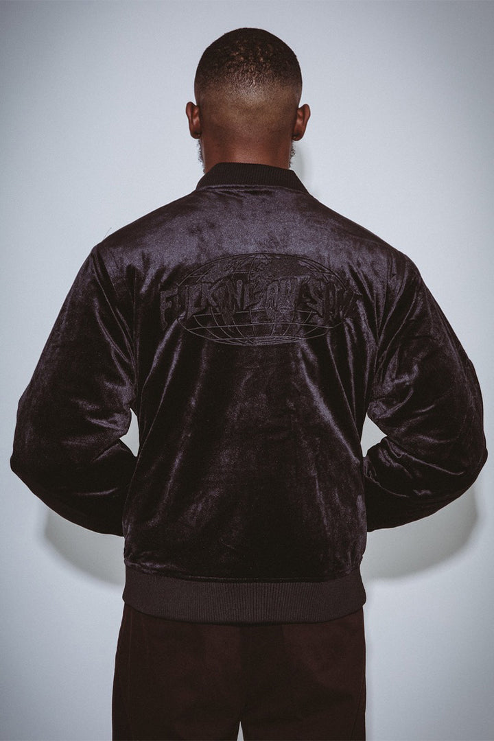 Velour Bomber