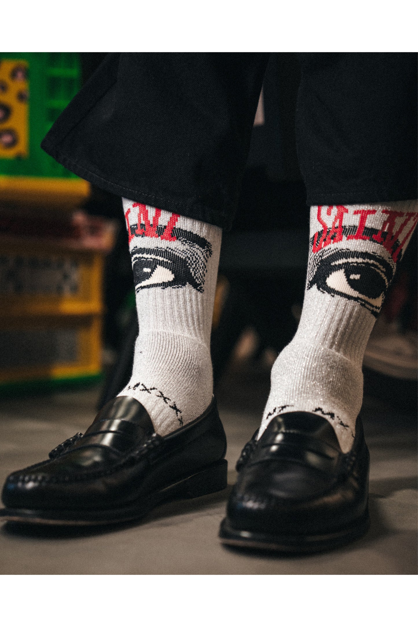 SOCKS/EYE/GRAY