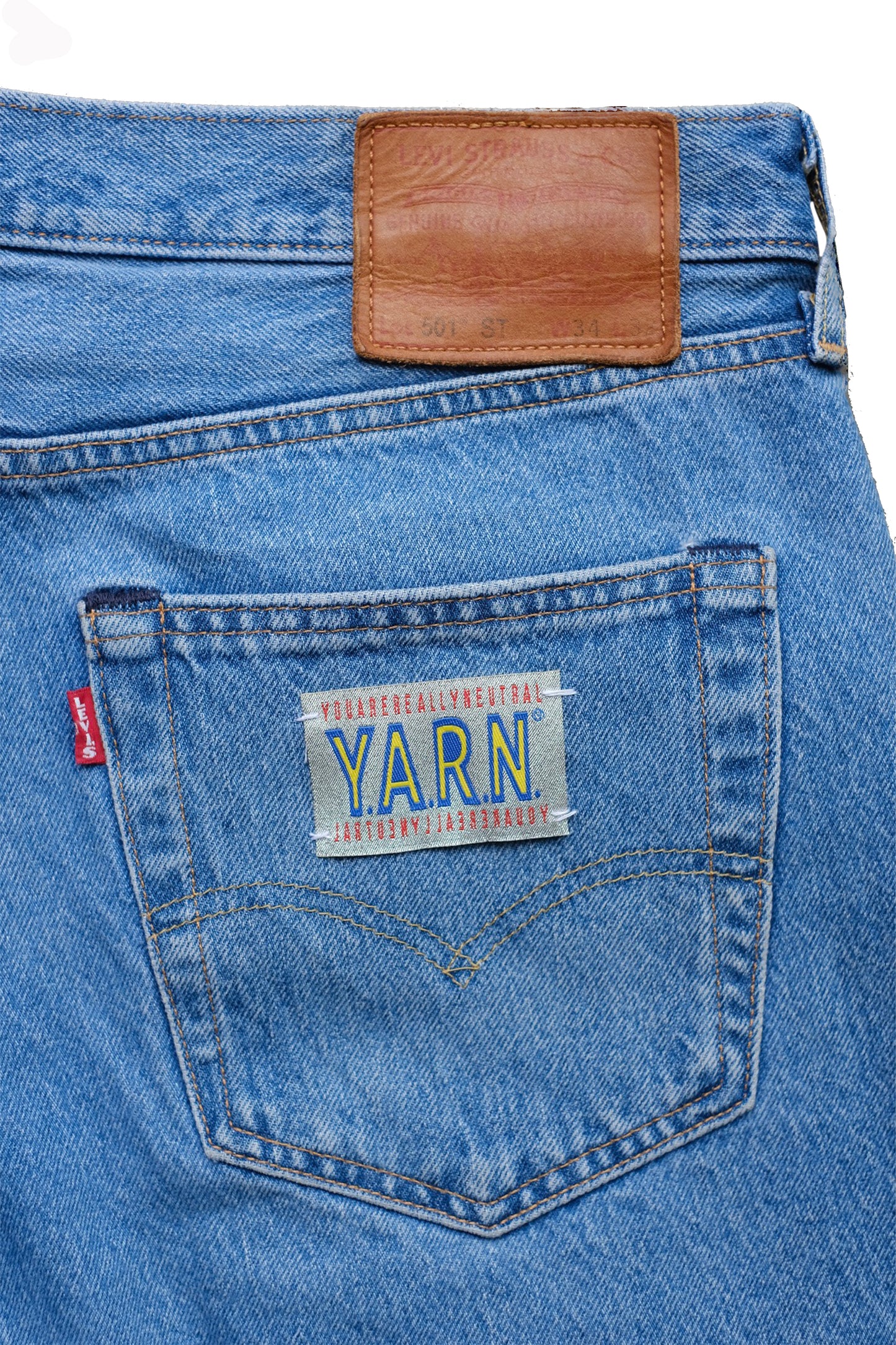 3D cross knit Denim