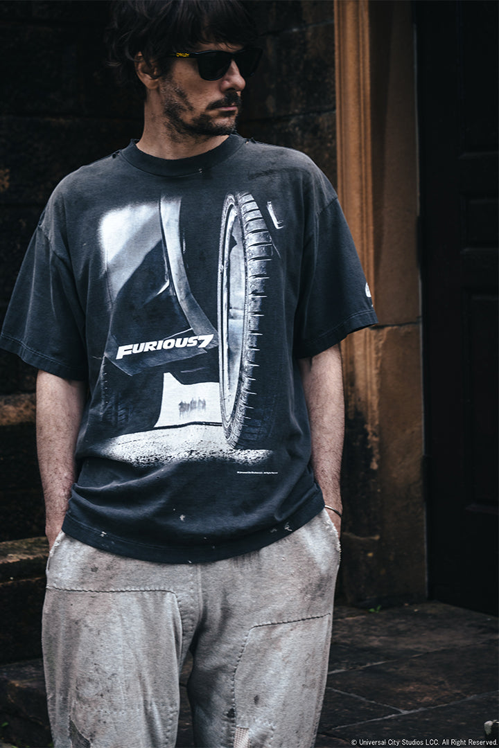 FF_SS TEE/FURIOUS 7/BLACK