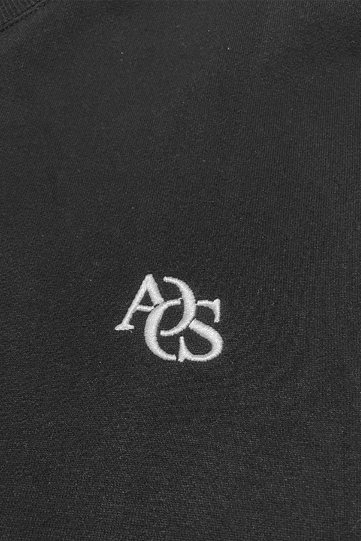 CROPPED SLEEVE CREW NECK