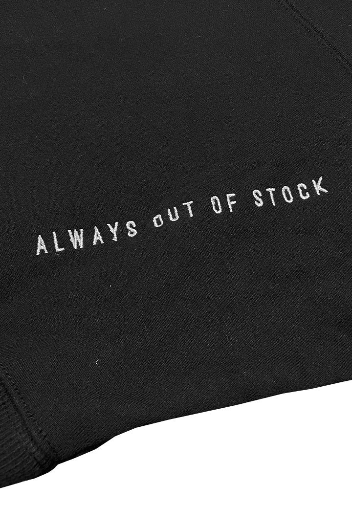 CROPPED SLEEVE CREW NECK