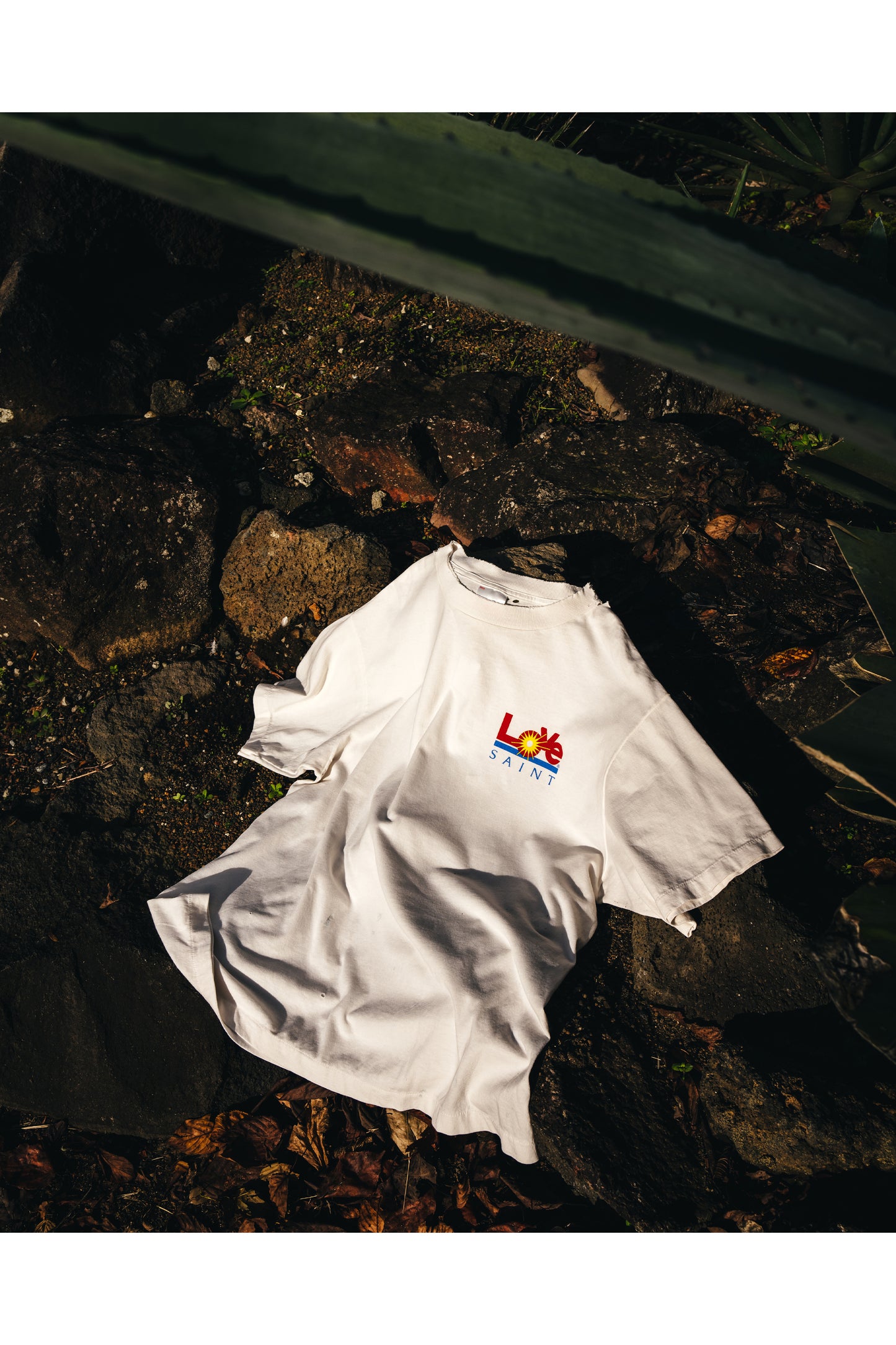 SS TEE/LOVE/WHITE