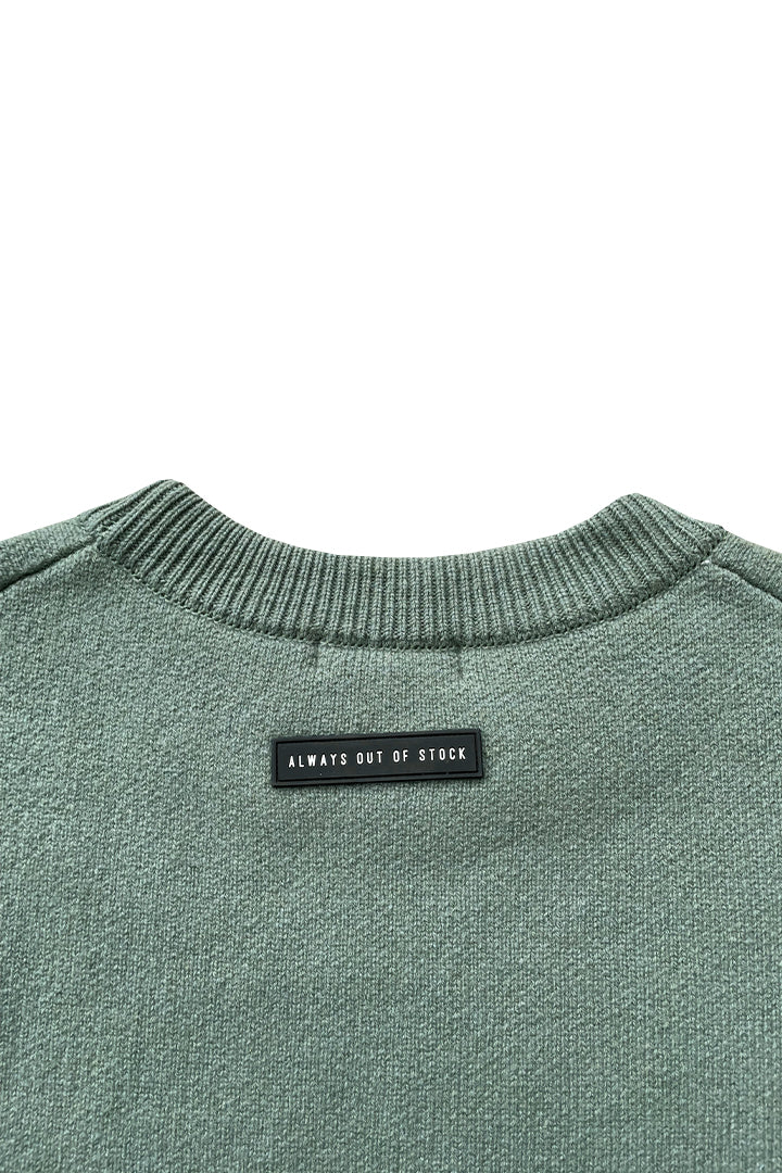 JACQUARD CREW NECK SWEATER