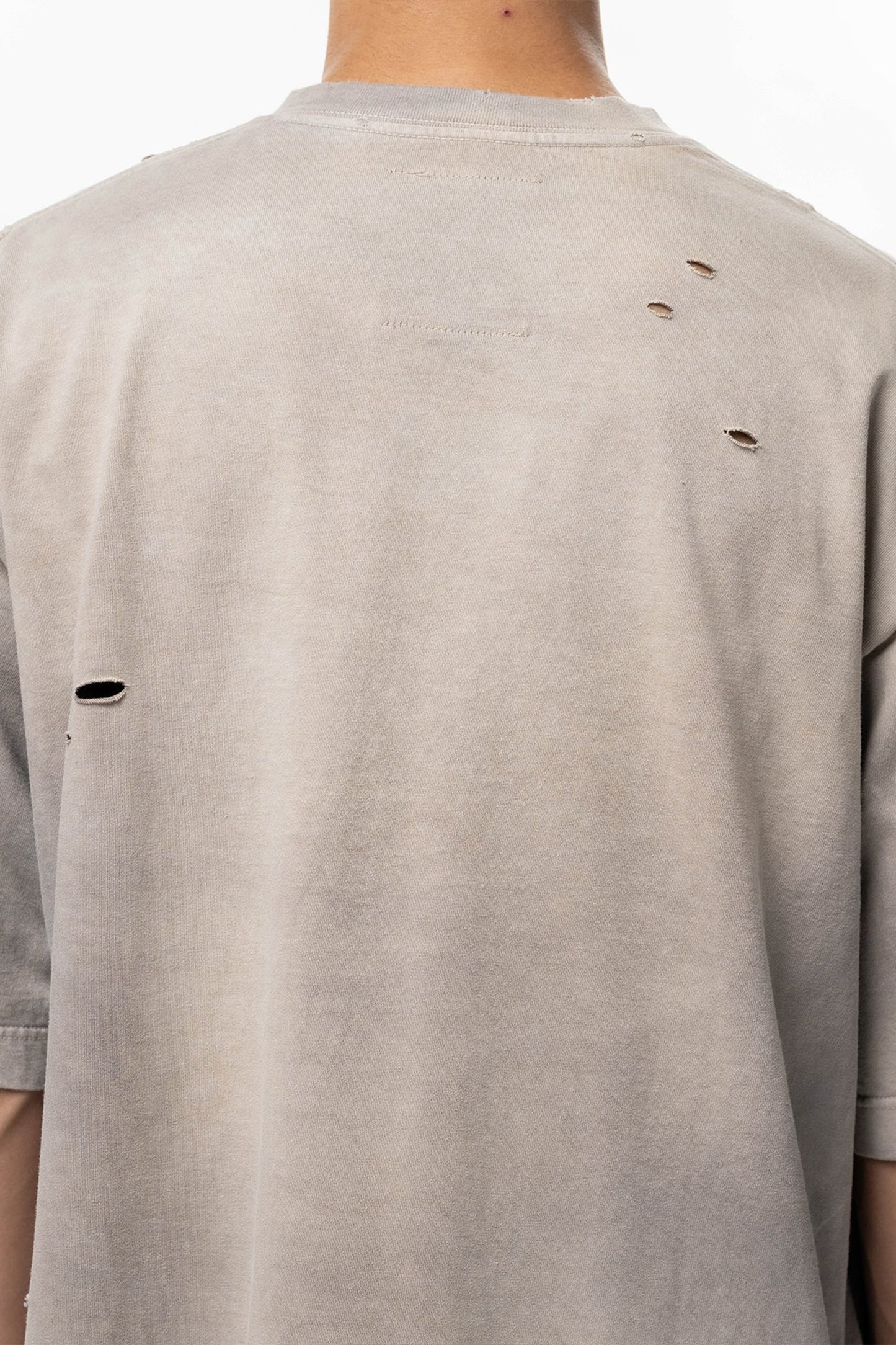 SUN FADED V NECK TEE
