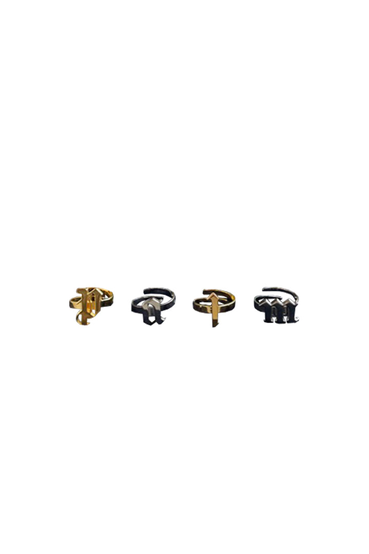 BICOLOR PALM RINGS SET
