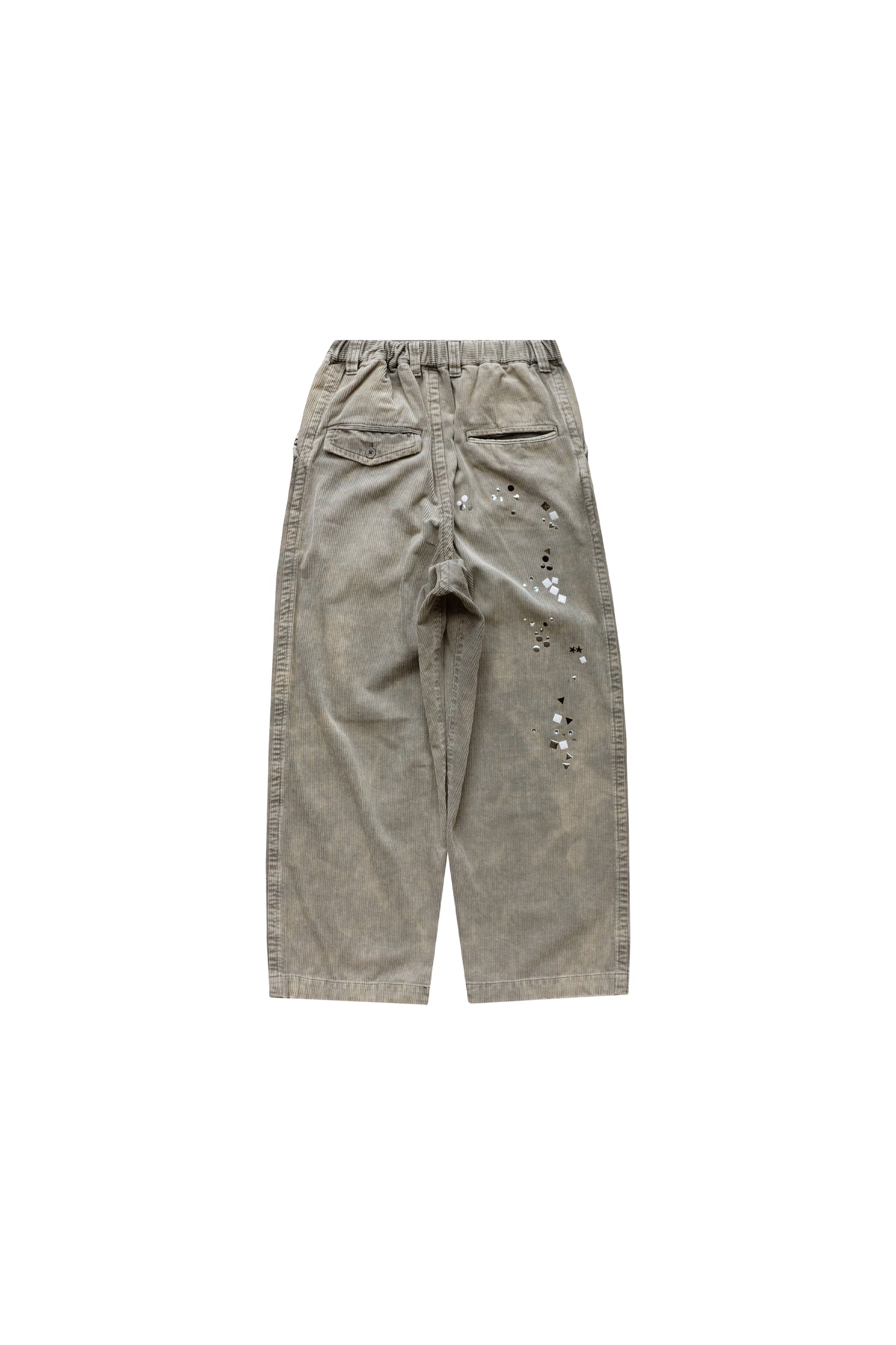 EMBELLISHED CORDUROY TROUSERS