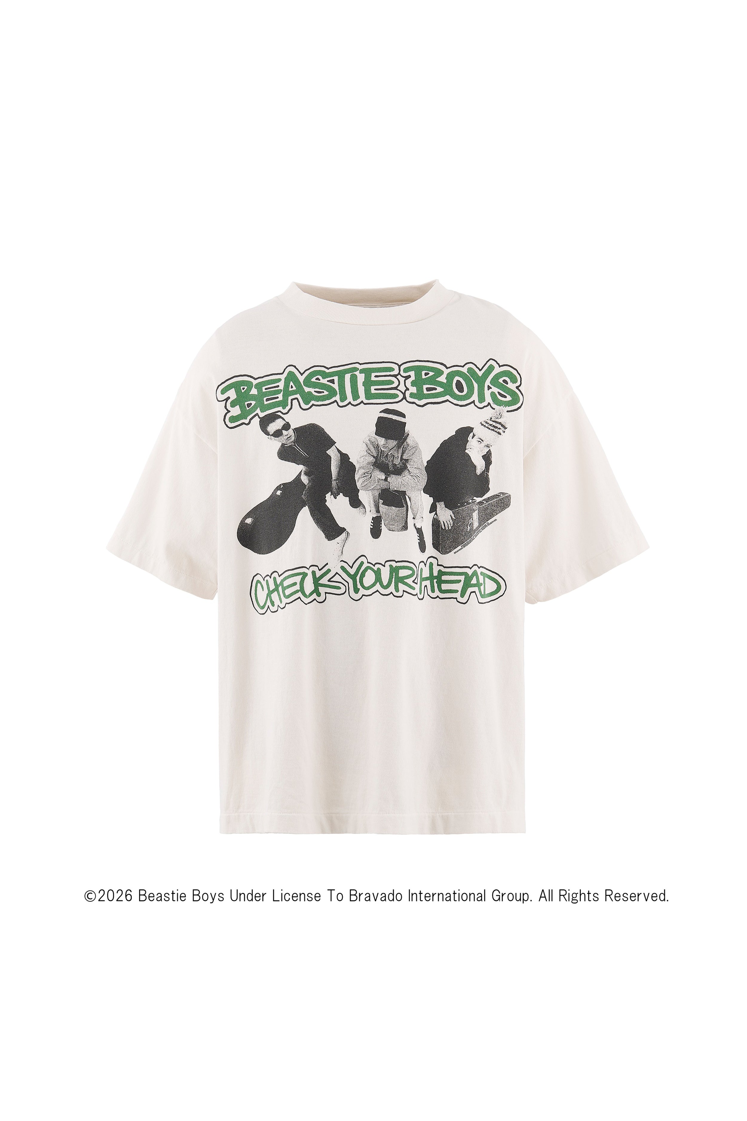 Saint Mxxxxxx (セントマイケル)/BTB_SS T-SHIRT/BEASTIEBOYS/WHT