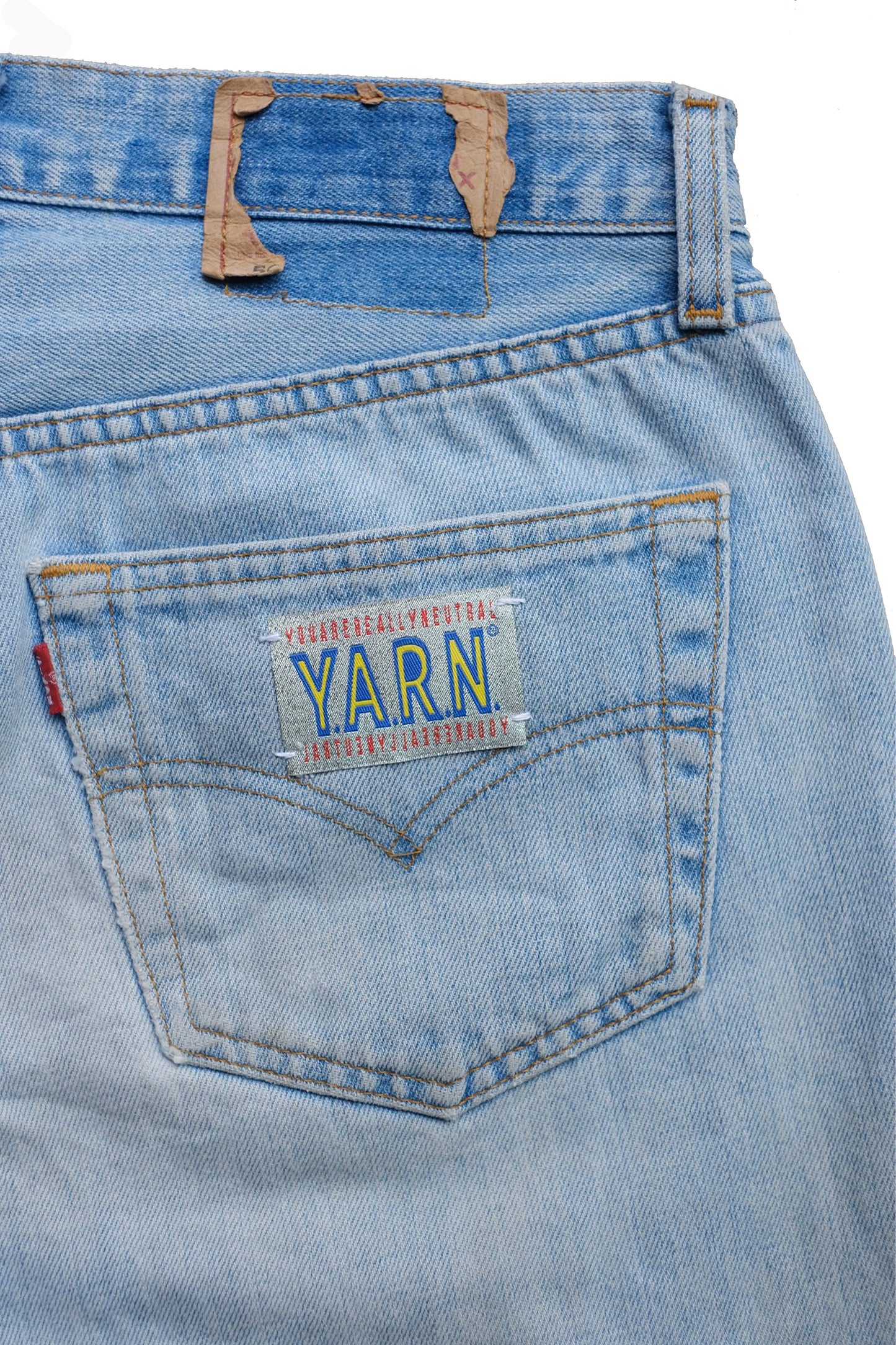 3D cross knit Denim