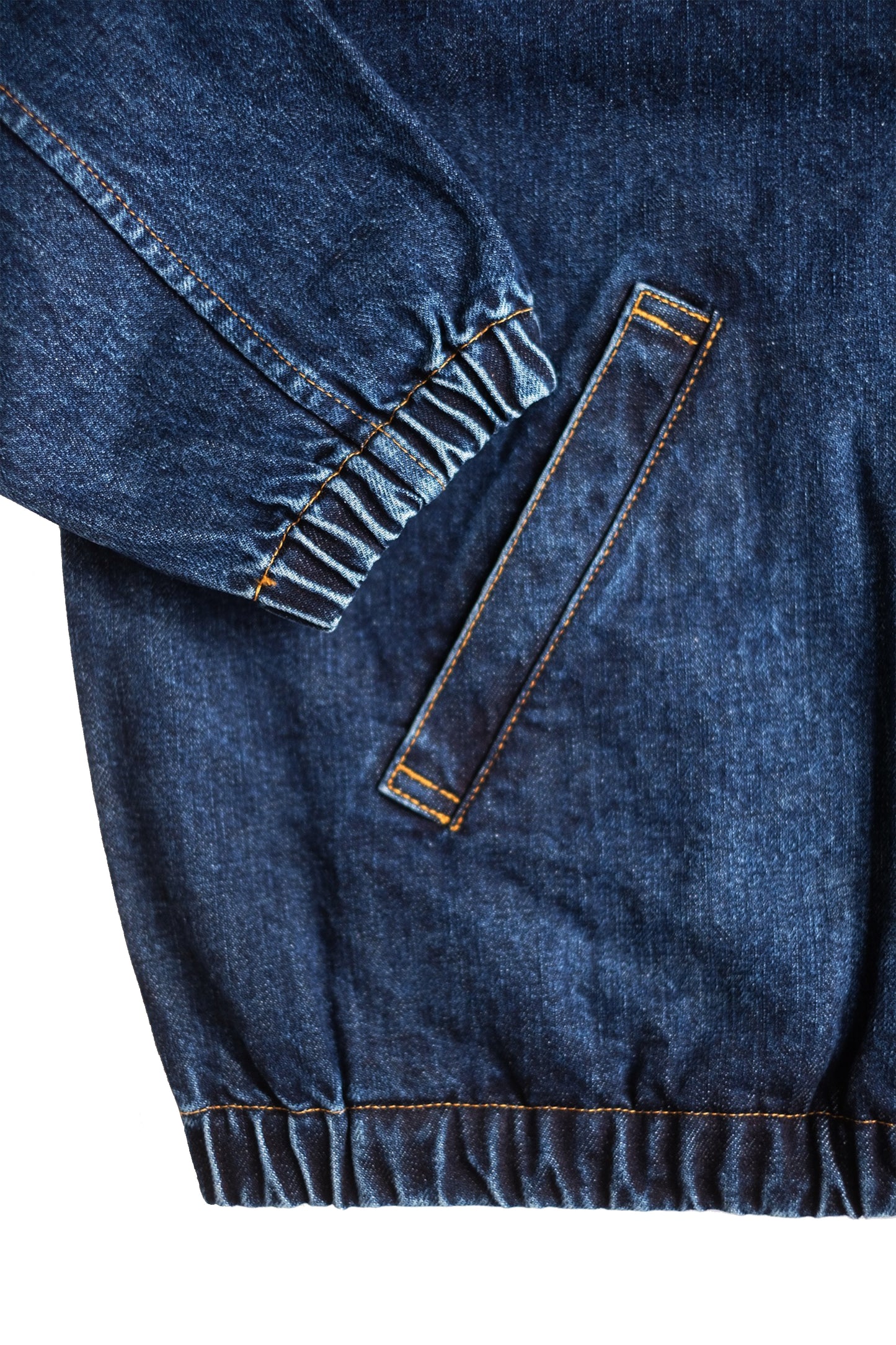 DENIM HARRINGTON JACKET