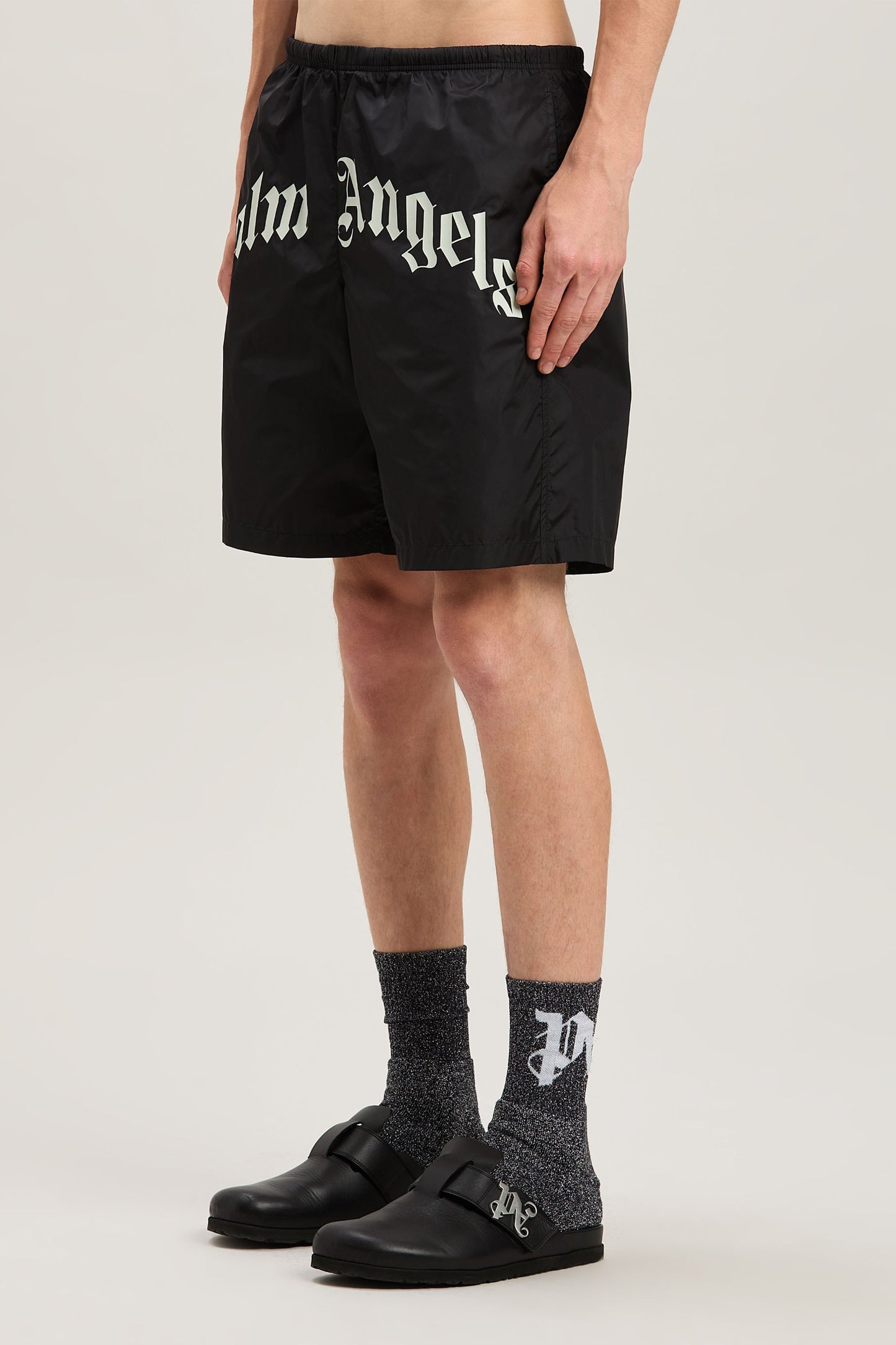CURVED LOGO SWIMSHORTS