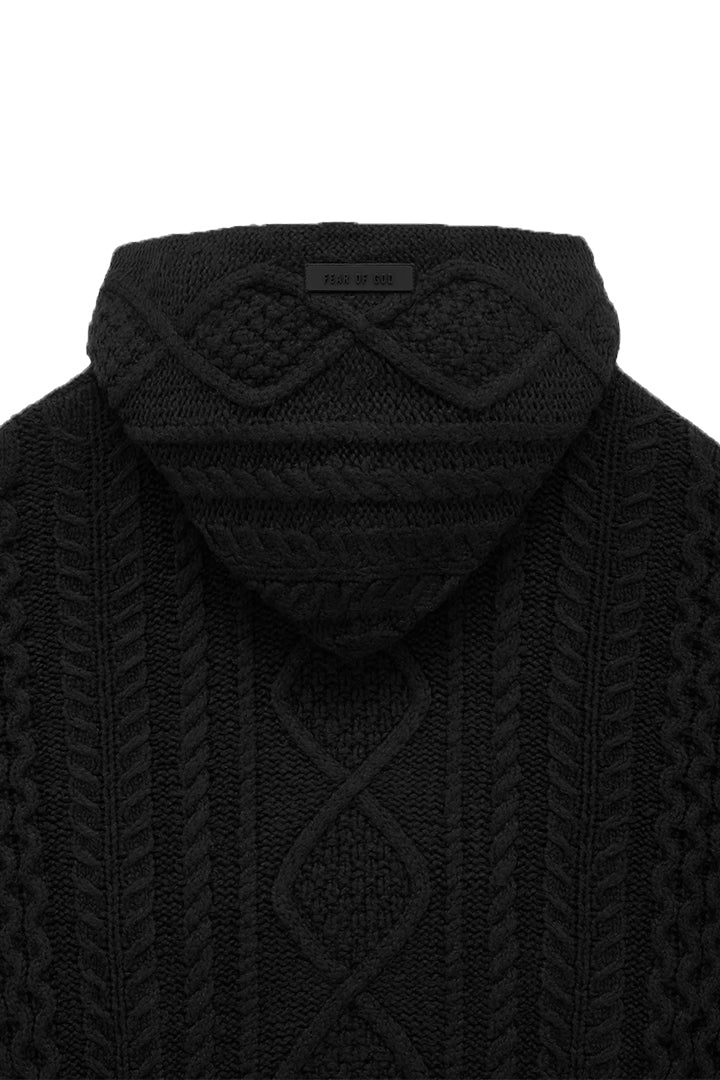 Cable Knit Hoodie