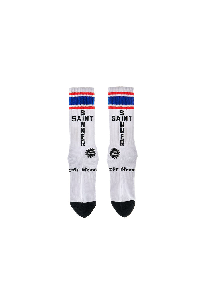 SOCKS/USA/WHITE