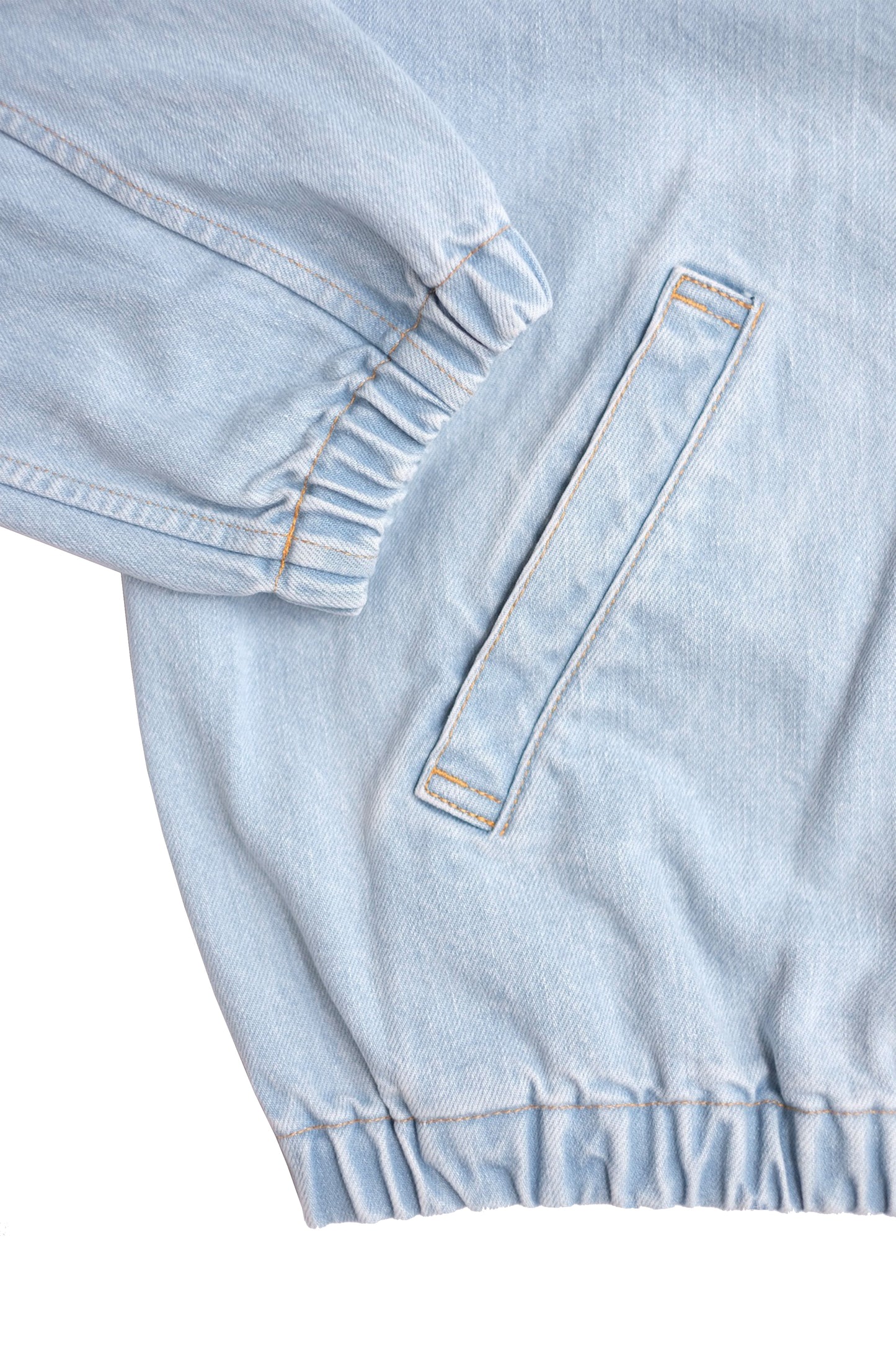 DENIM HARRINGTON JACKET