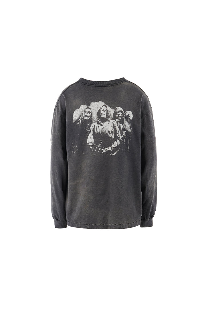 LS TEE/BURN OF EARTH/BLK