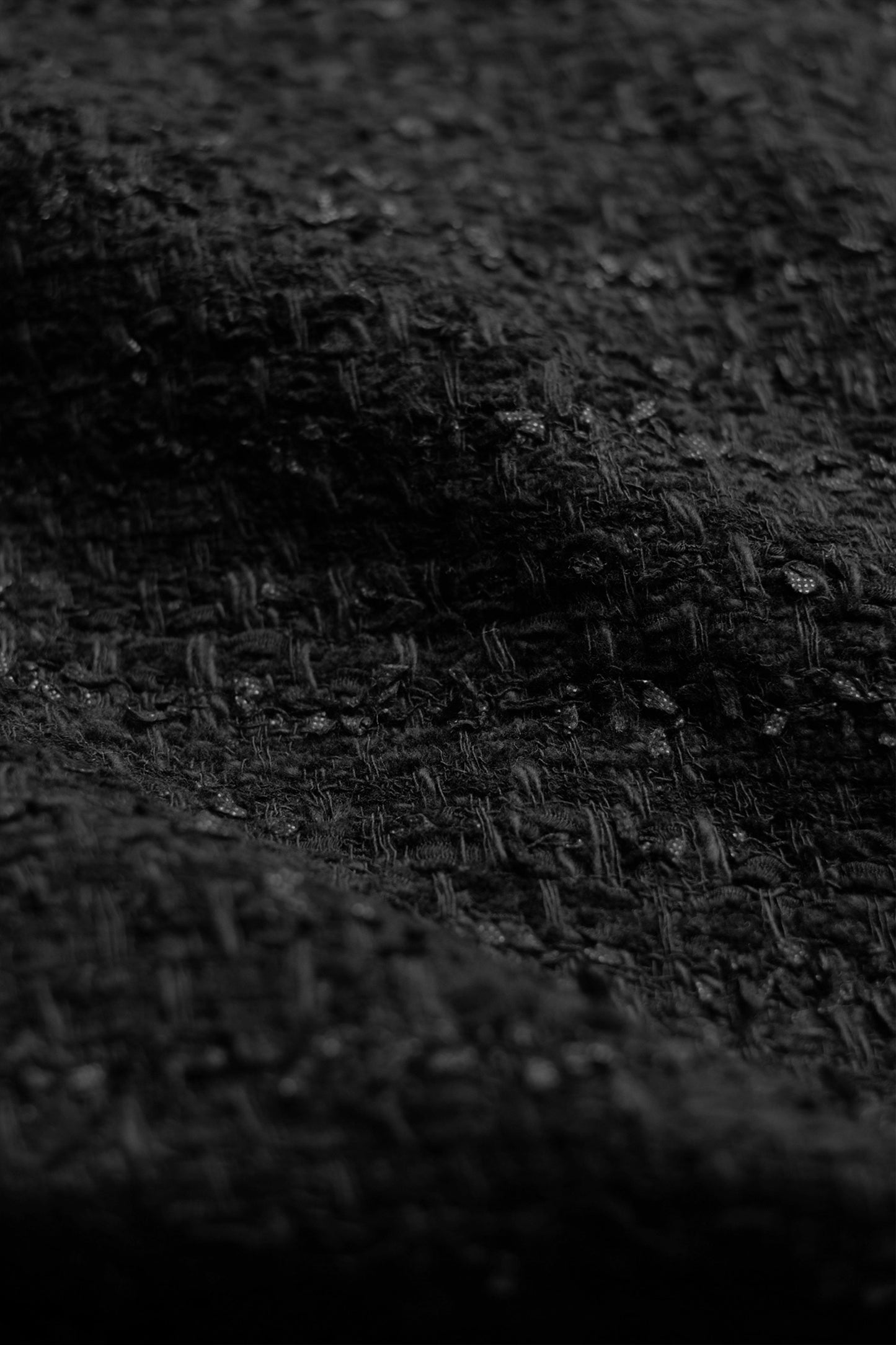 TWEED JACKET/PEARL-BLK