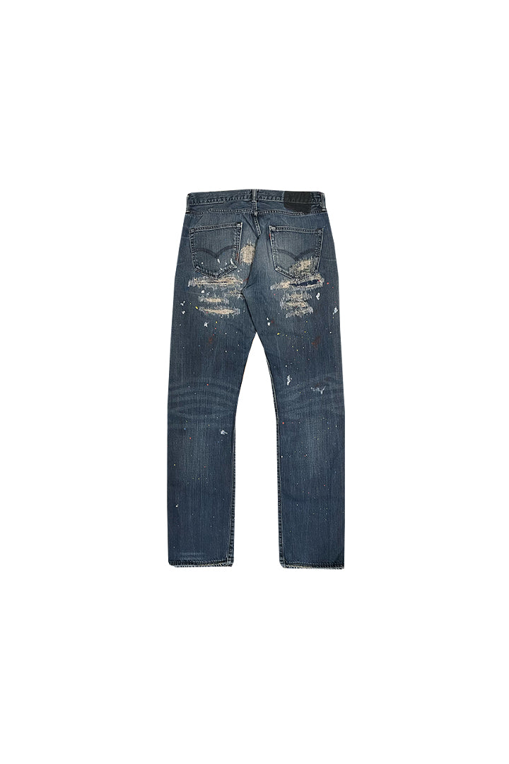 STITCH PAINT DENIM PANTS
