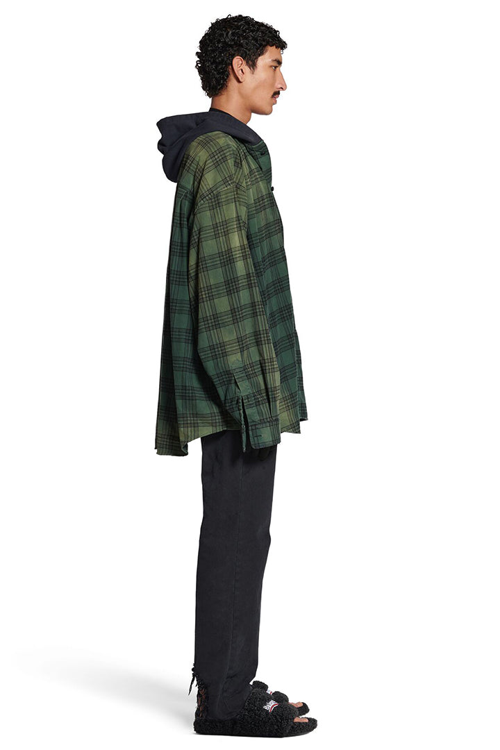 Hooded Oversized Shirt