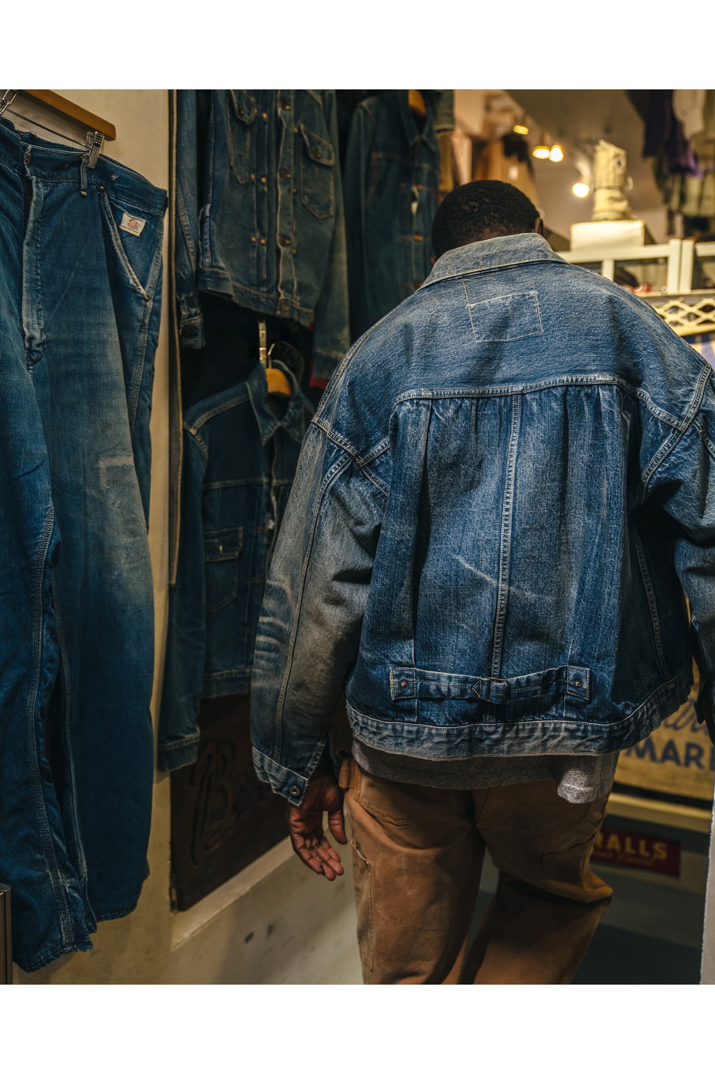 BJ_DENIM JACKET/DAMAGE/BLUE