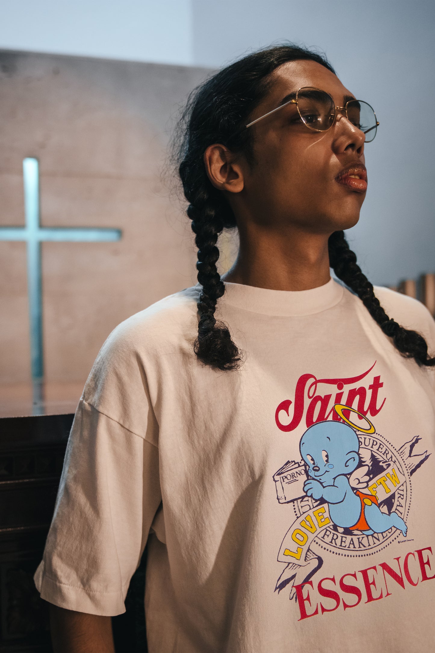 SS TEE/BABY MICHAEL/ WHITE