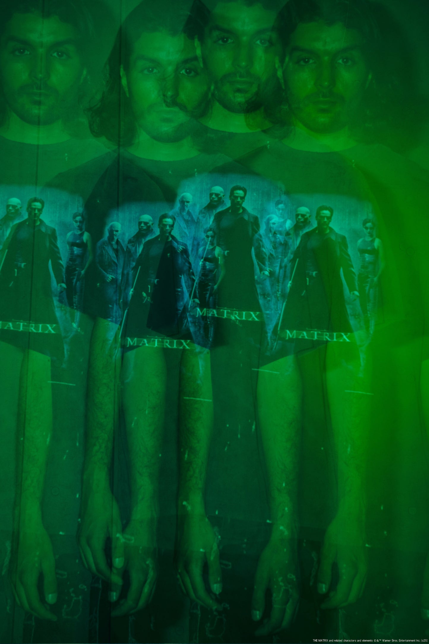 MTRX_SS TEE/THE MATRIX GREEN