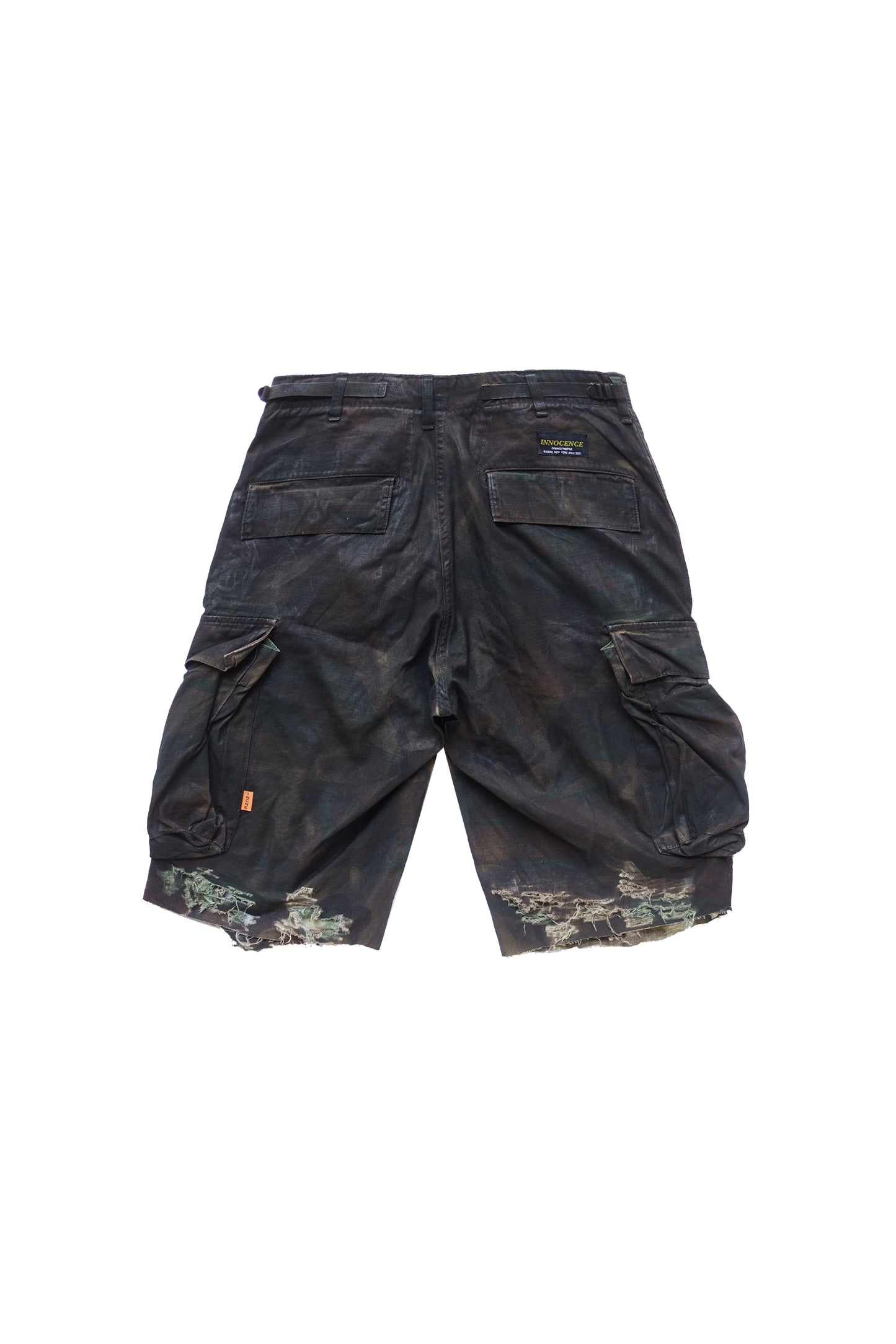 CAMO BLACK WAX SHORTS
