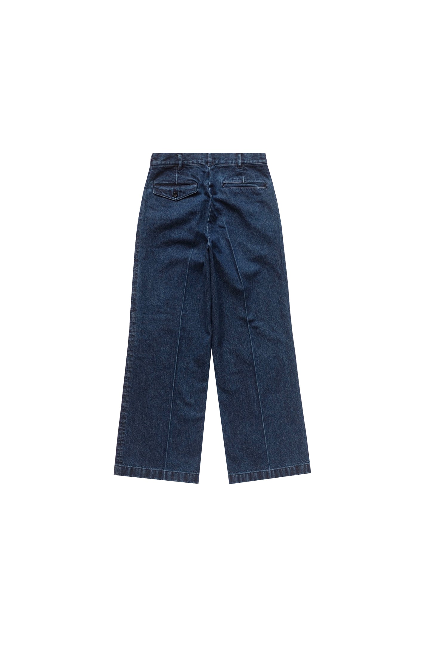 DENIM WIDE TROUSERS
